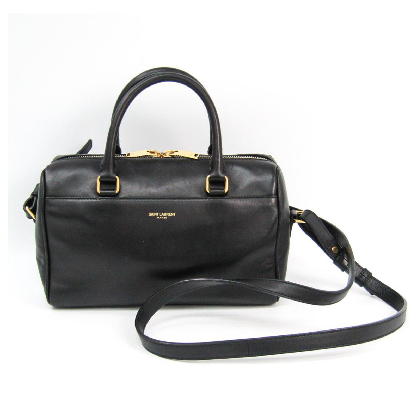 Leather handbag Saint Laurent Black in Leather - 30779349