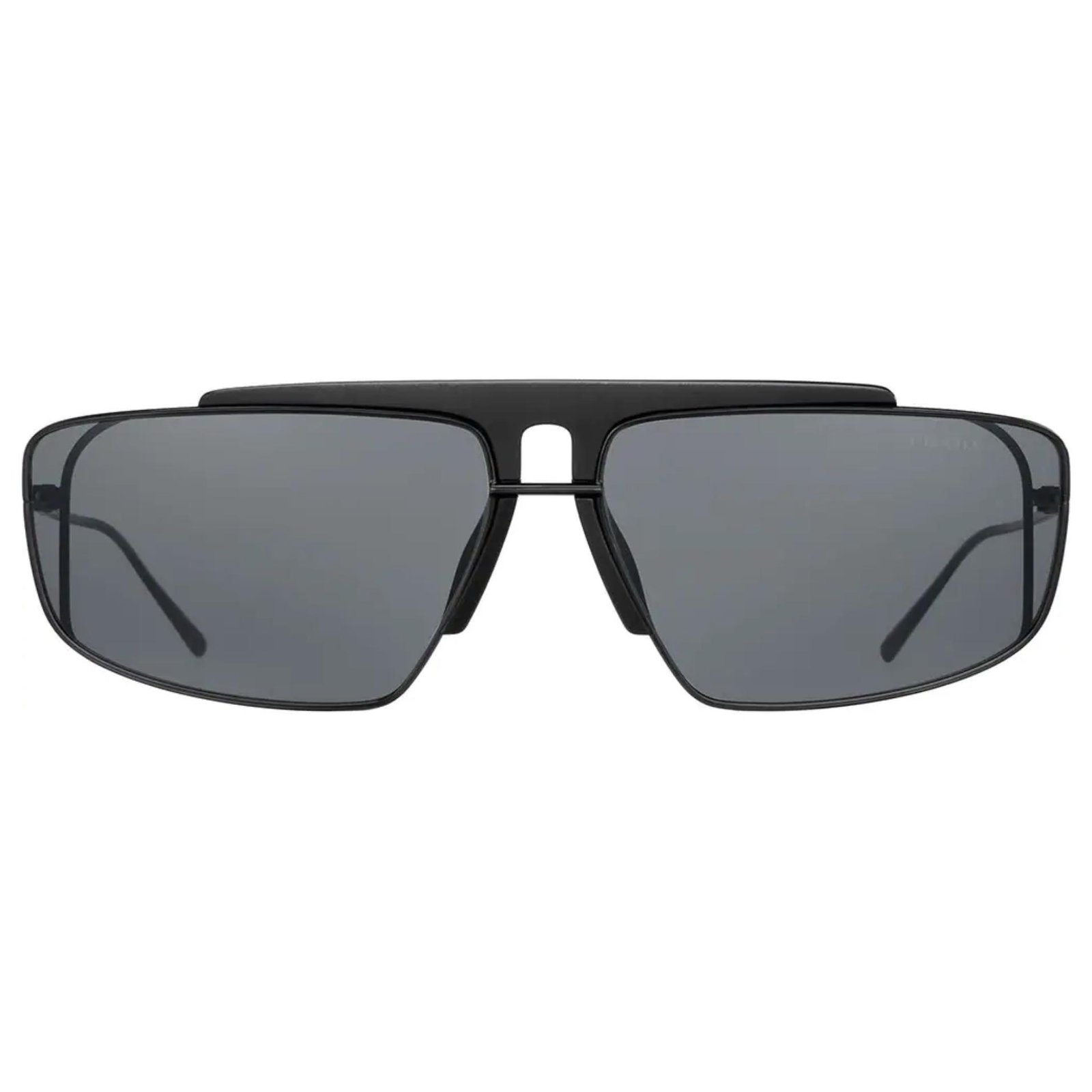 Prada Runway eyewear sunglasses new Black Metal  - Joli Closet