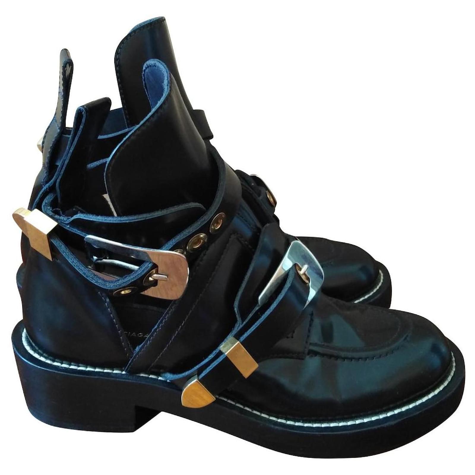 balenciaga belt boots