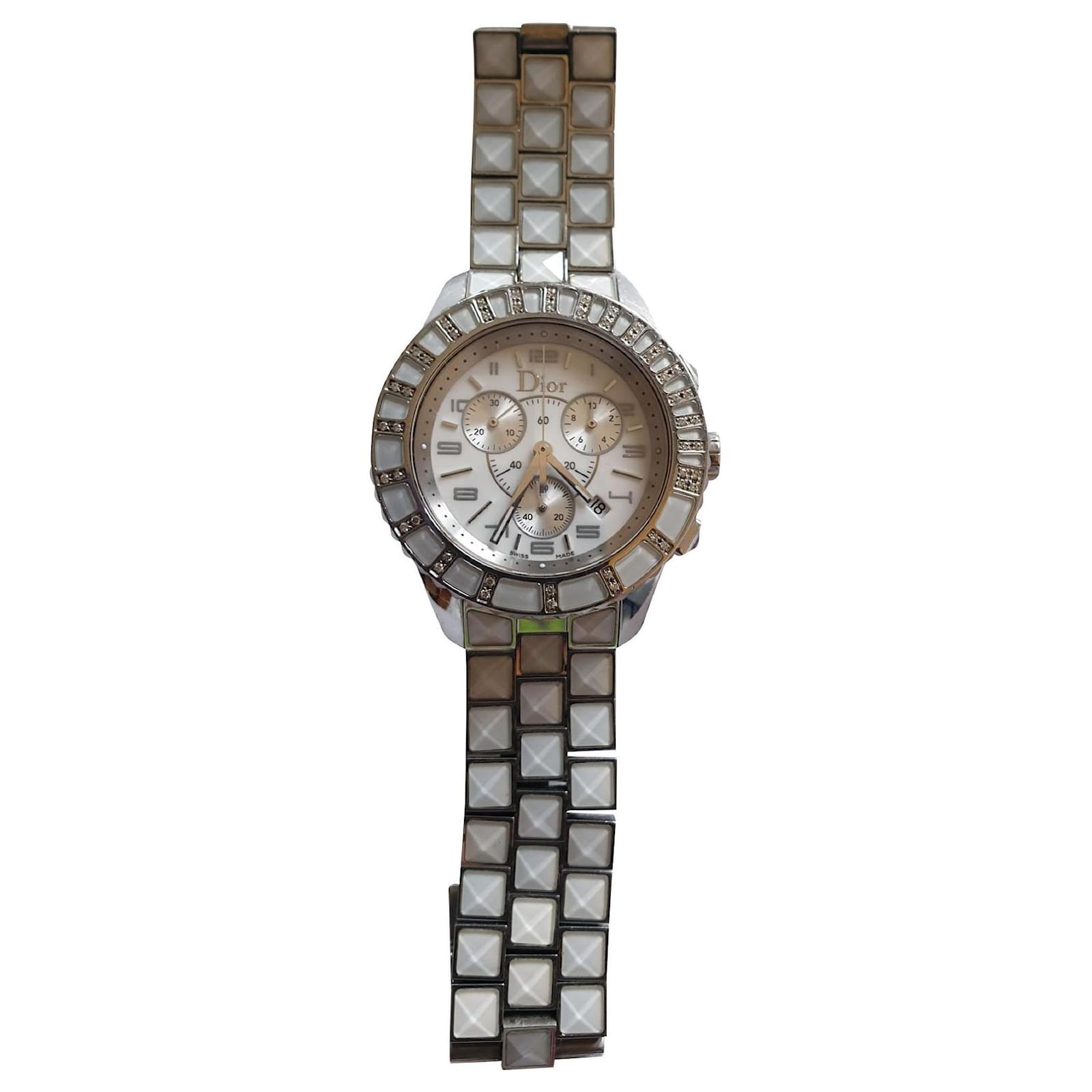 Dior Timepieces Dior Watch 2019 DIOR White Steel Joli Closet