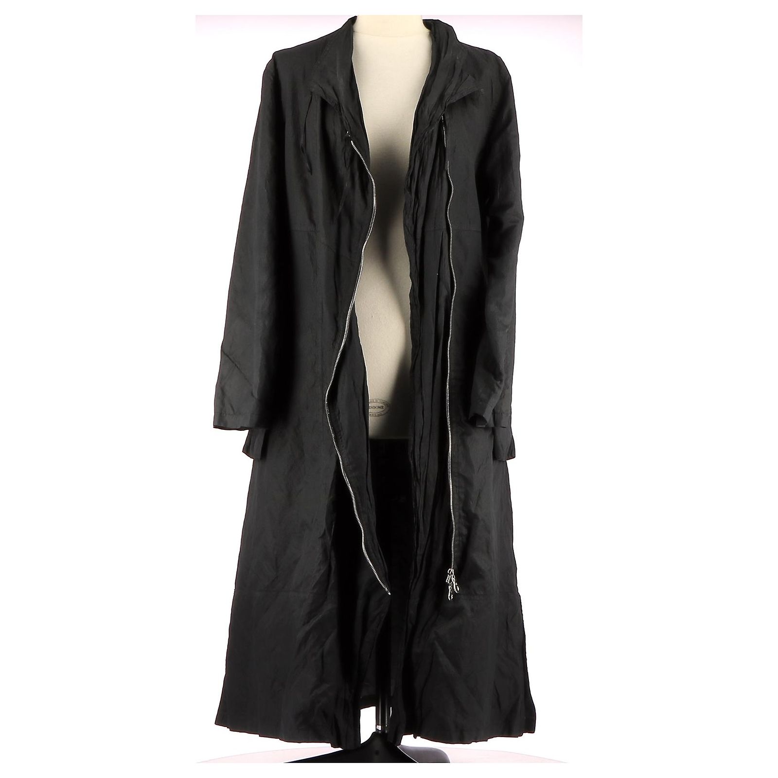 Veste Trench Doudoune Noire Marithé Et François Girbaud - Taille M - Réversible - Occasion Très Bon état