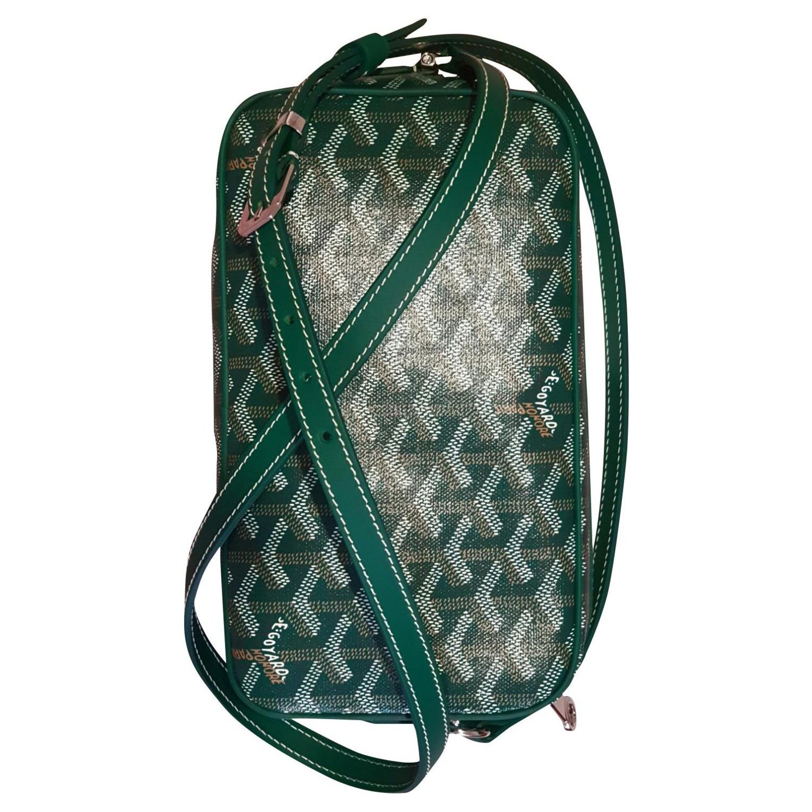 Cap vert leather crossbody bag Goyard Green in Leather - 32642174