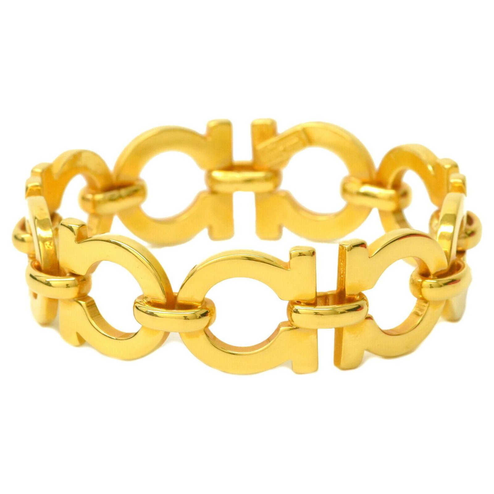 Elasticated bracelet with Gancini - size 19 | Bracelets | Men's | Ferragamo  US