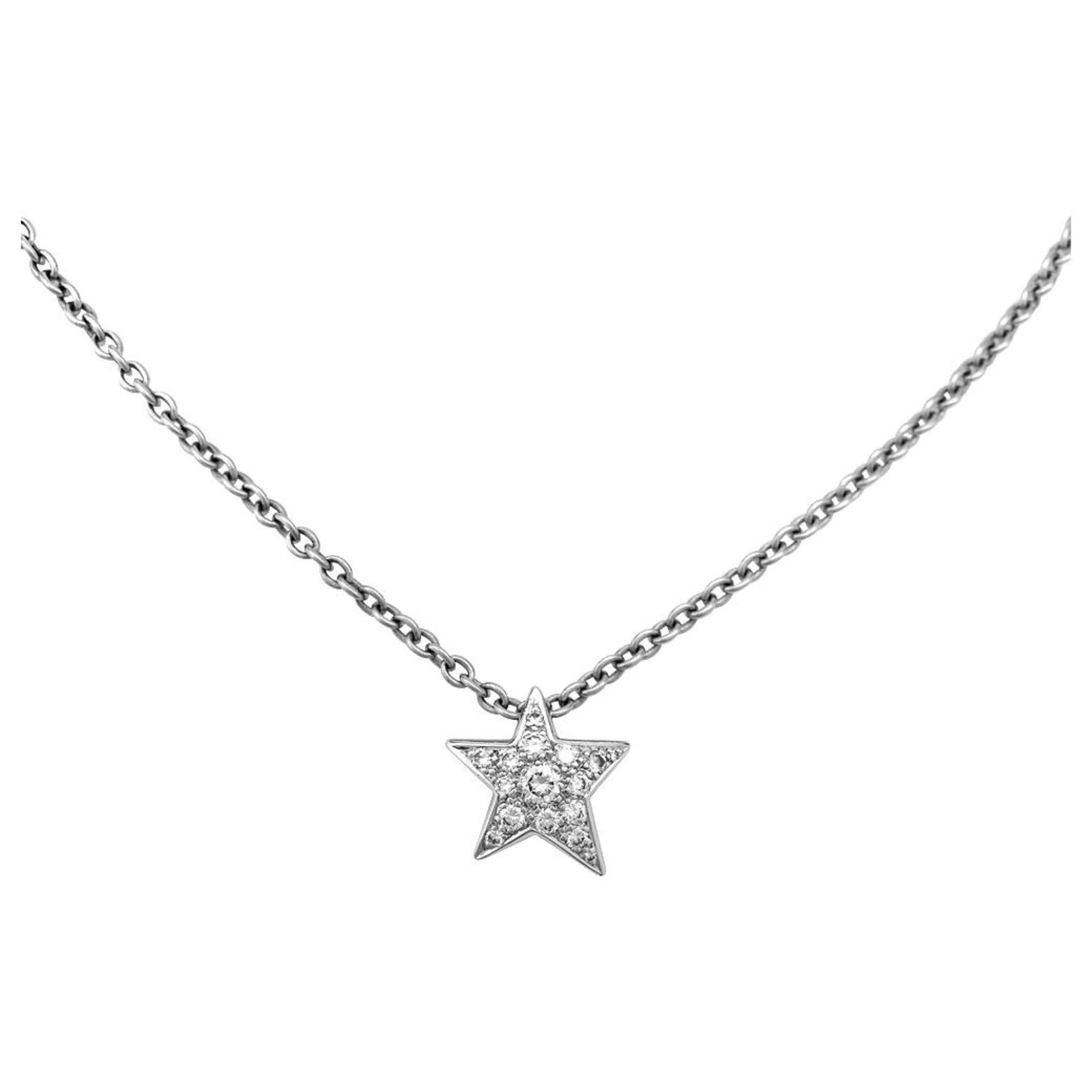 Chanel Comete Diamond Gold Large Star Pendant Necklace at 1stDibs | chanel  star necklace, chanel comete necklace, star necklace chanel