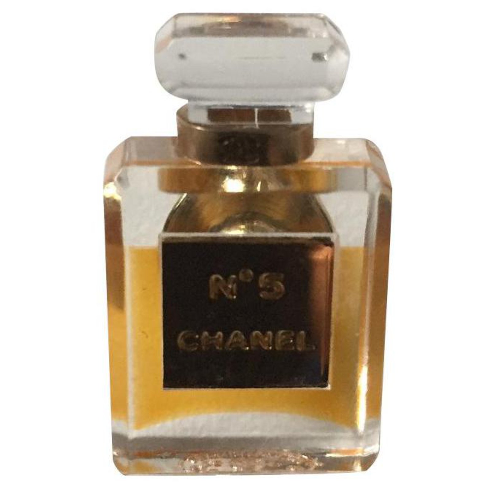 CHANEL Vintage Iconic No.5 Miniature Perfume Bottle Pin Brooch 