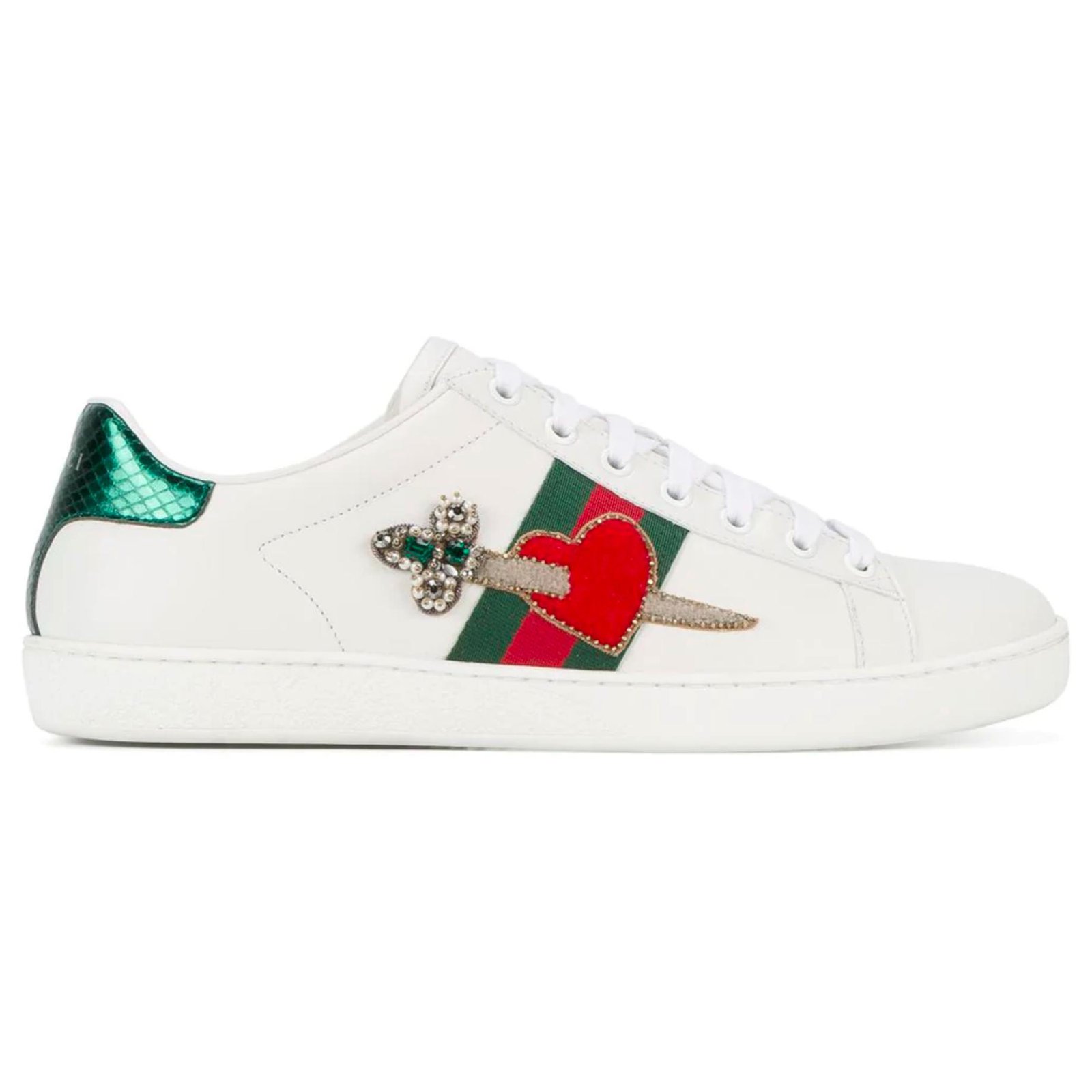 gucci ace embroidered sneaker