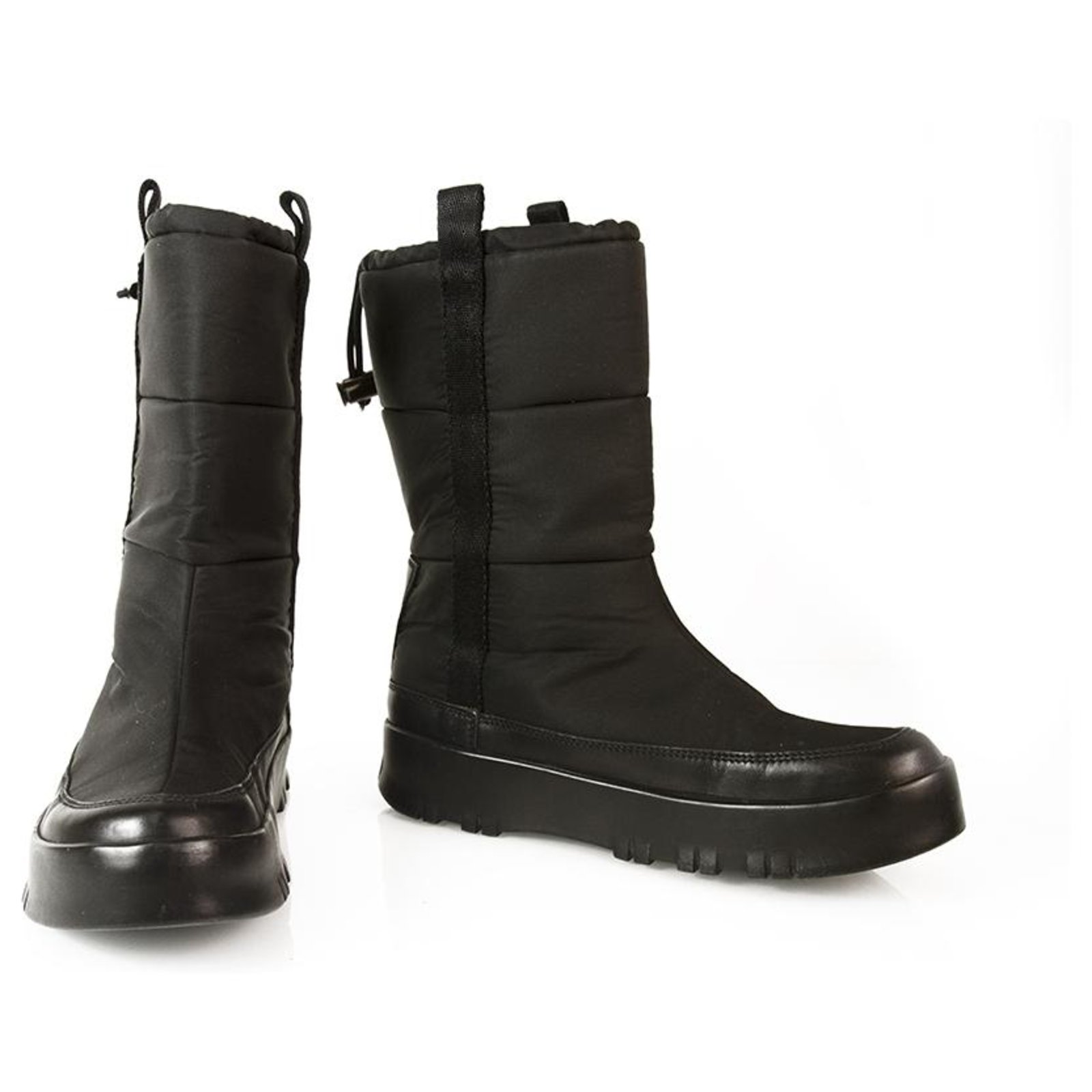 prada luna rossa black boots