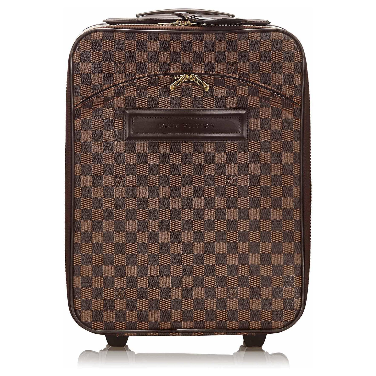 Louis Vuitton Damier Ebene Canvas Pegase 45 Suitcase. Excellent