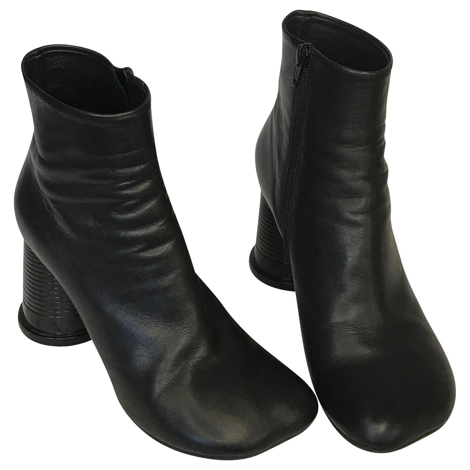 Mm6 cup cheap heel boots