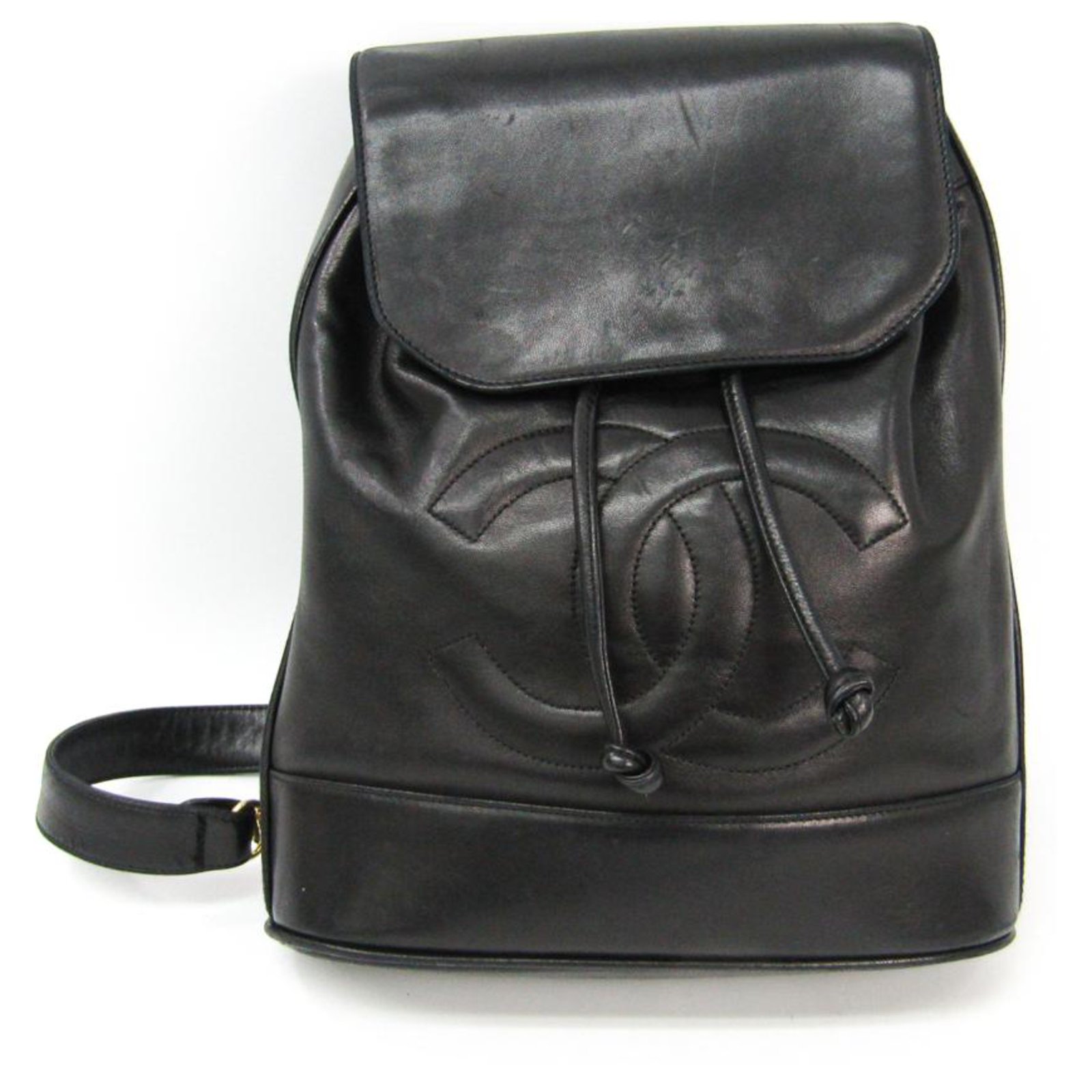 Chanel Black Vintage Lambskin Timeless Sling Bag