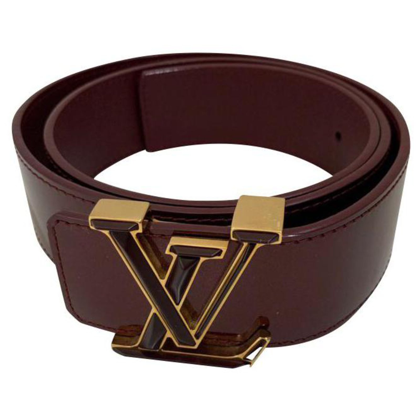 LOUIS VUITTON Monogram Belt belt brown purple