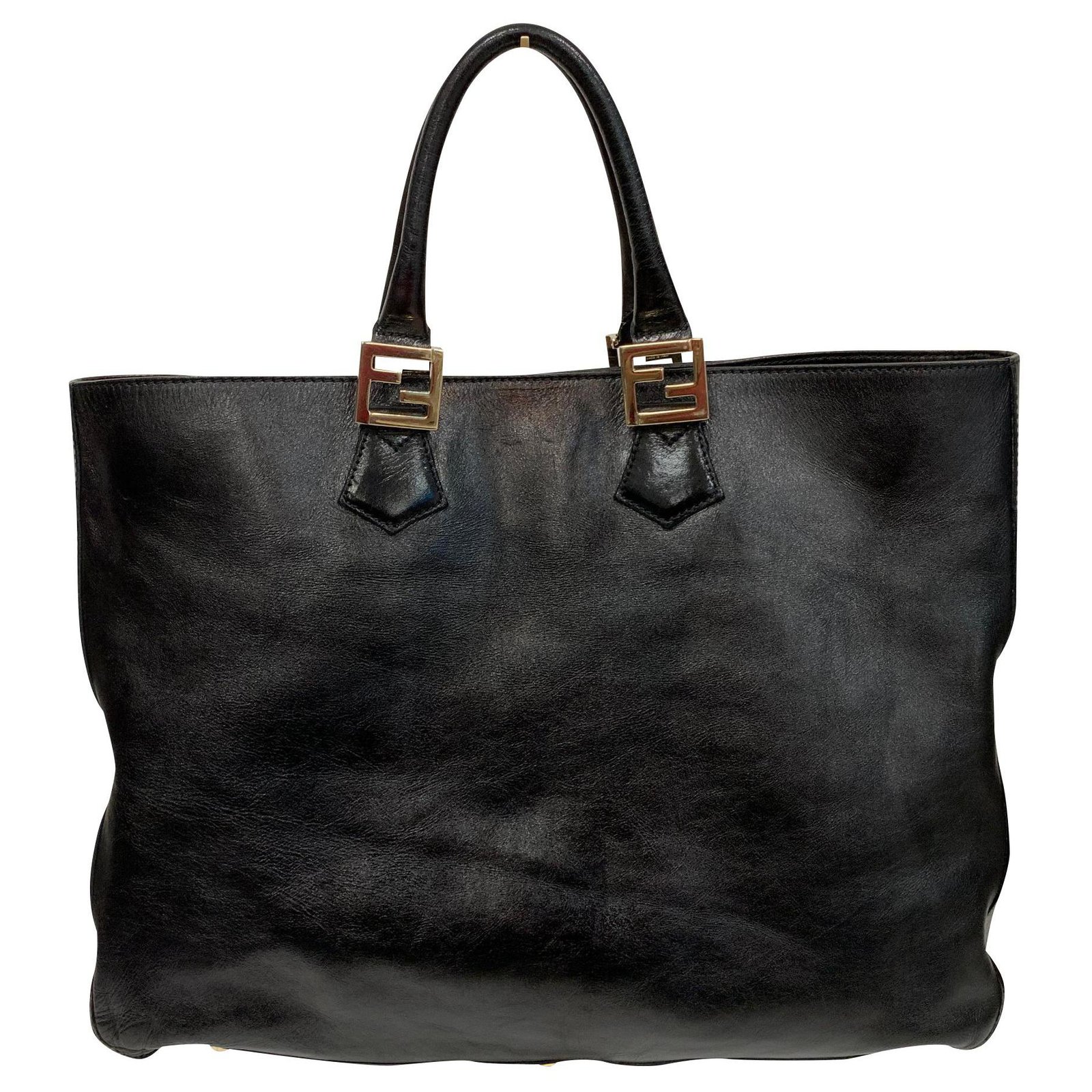 fendi black tote bag