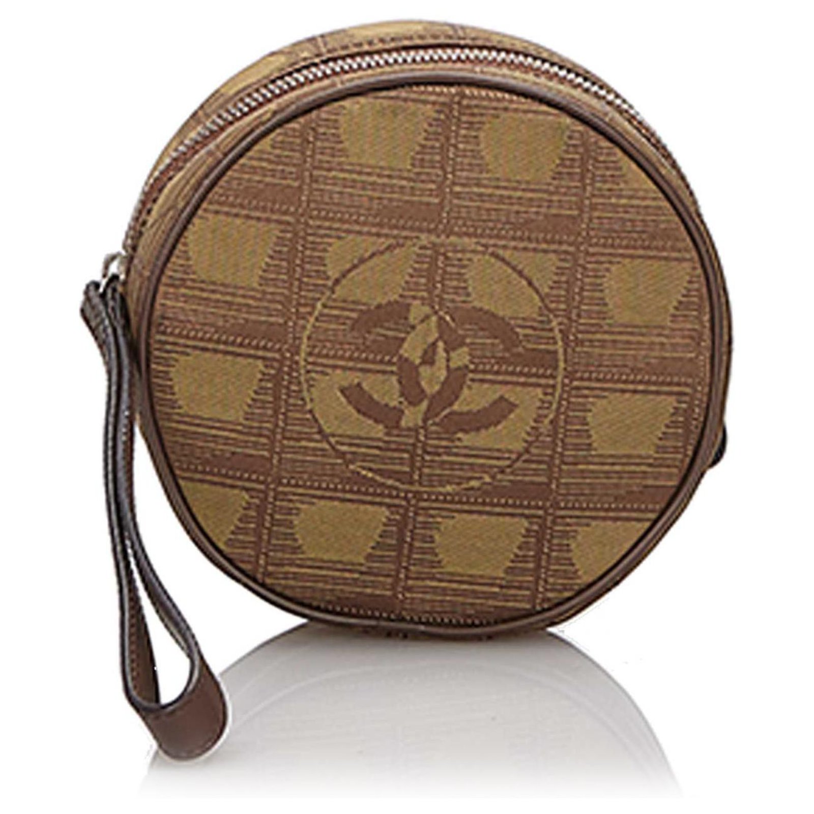 Chanel Womens Coin Cases, Brown