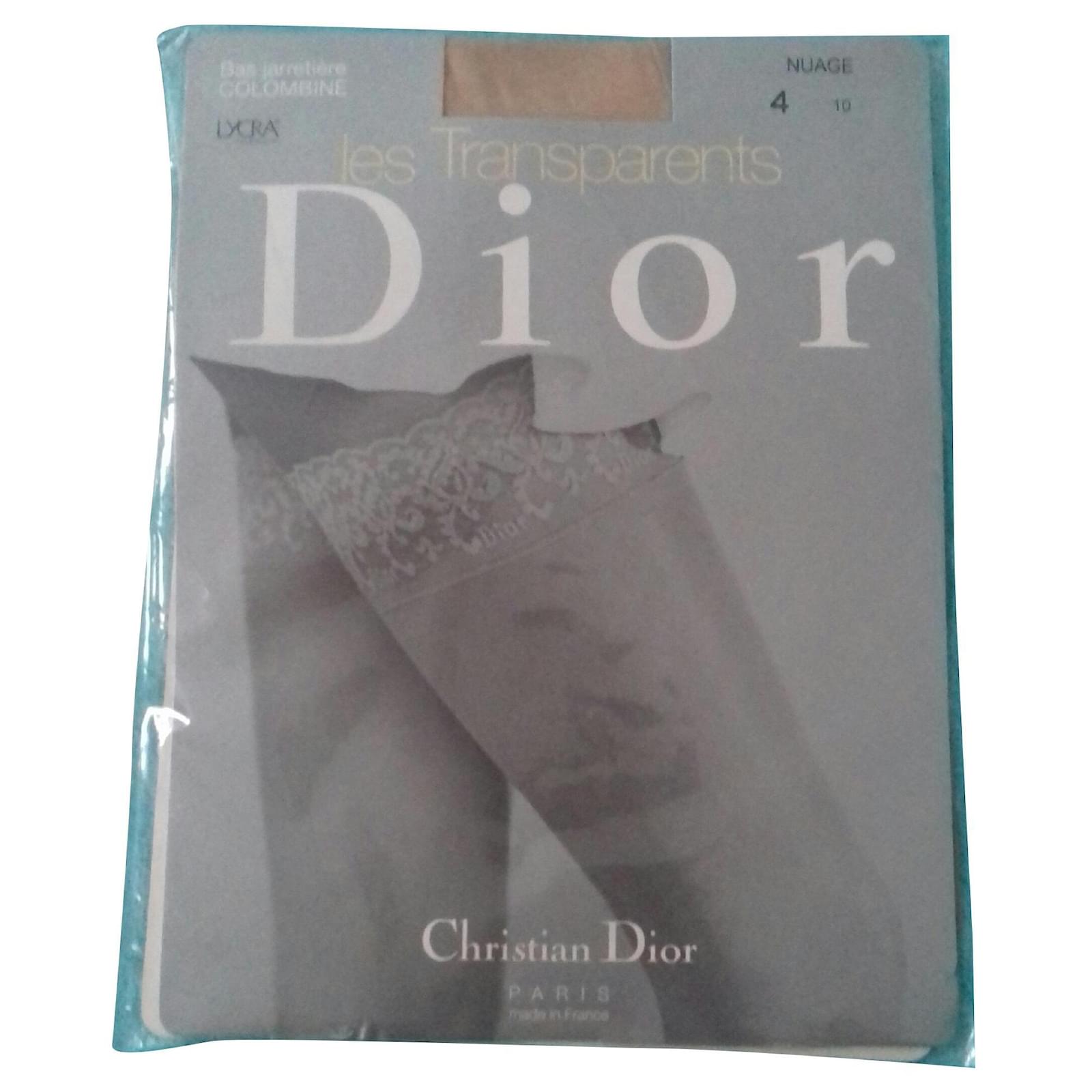 Christian Dior Bas collants Jartière colombine nuage Polyamide Chair  ref.152407 Joli Closet