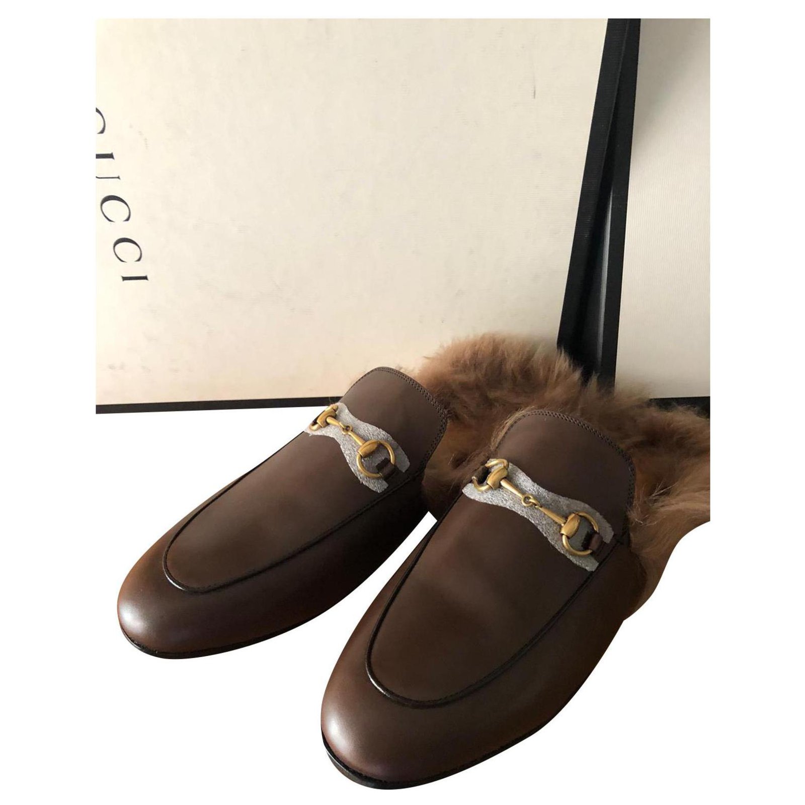 gucci princetown leather mule