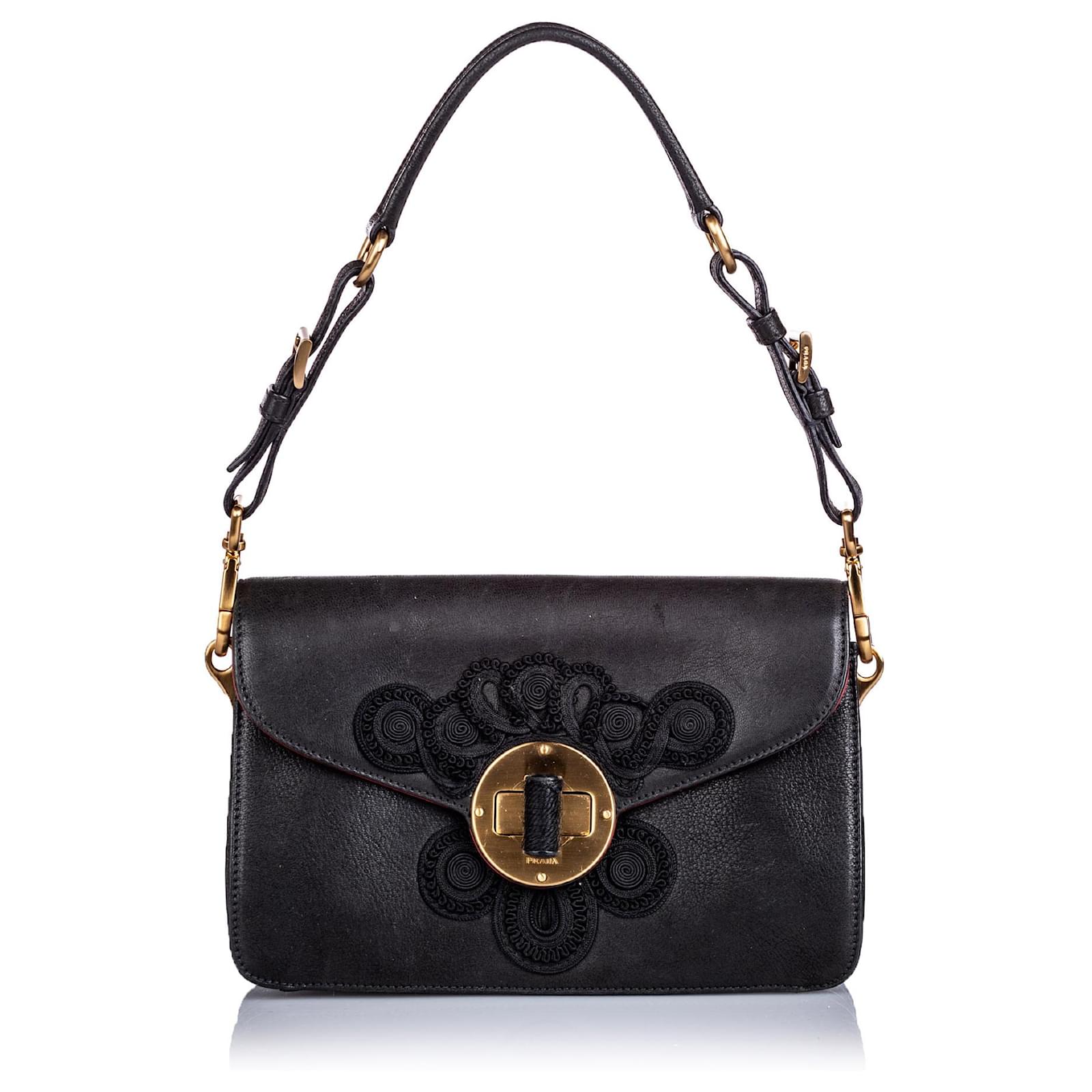prada embroidered bag