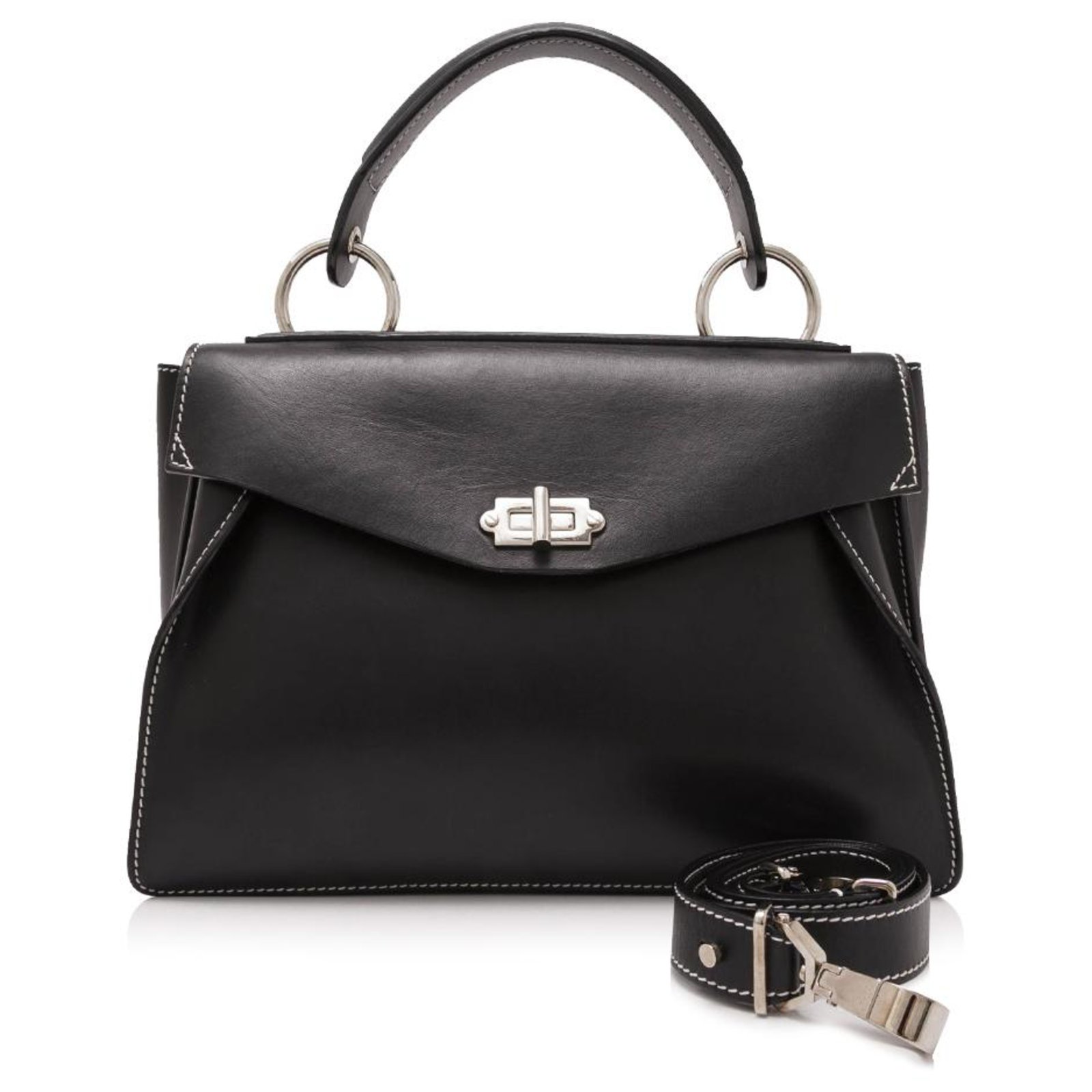 Proenza Schouler Black Medium Hava Satchel