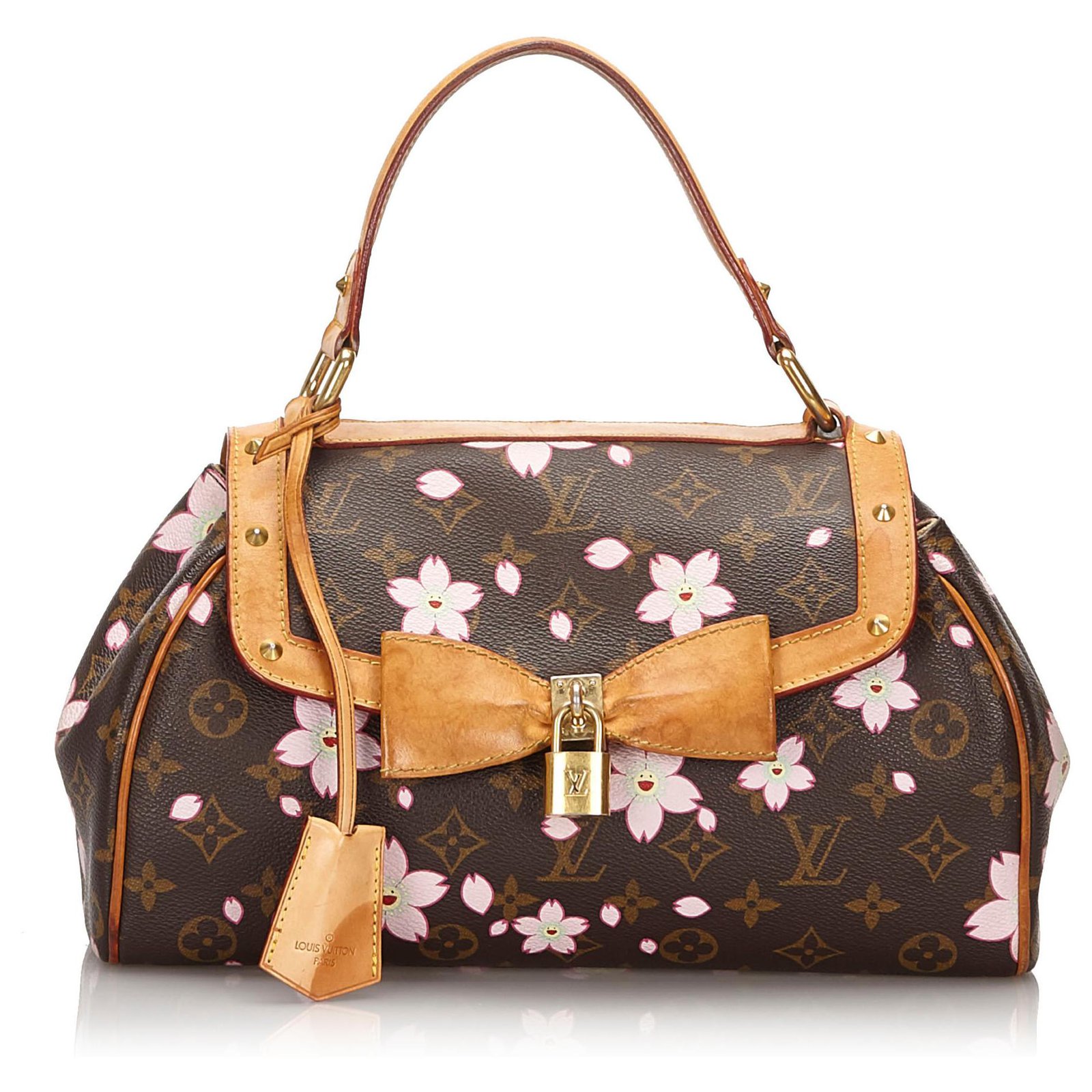 Louis Vuitton Brown Monogram Murakami Cherry Blossom Sac Retro Bag Multiple  colors Leather Cloth ref.153712 - Joli Closet
