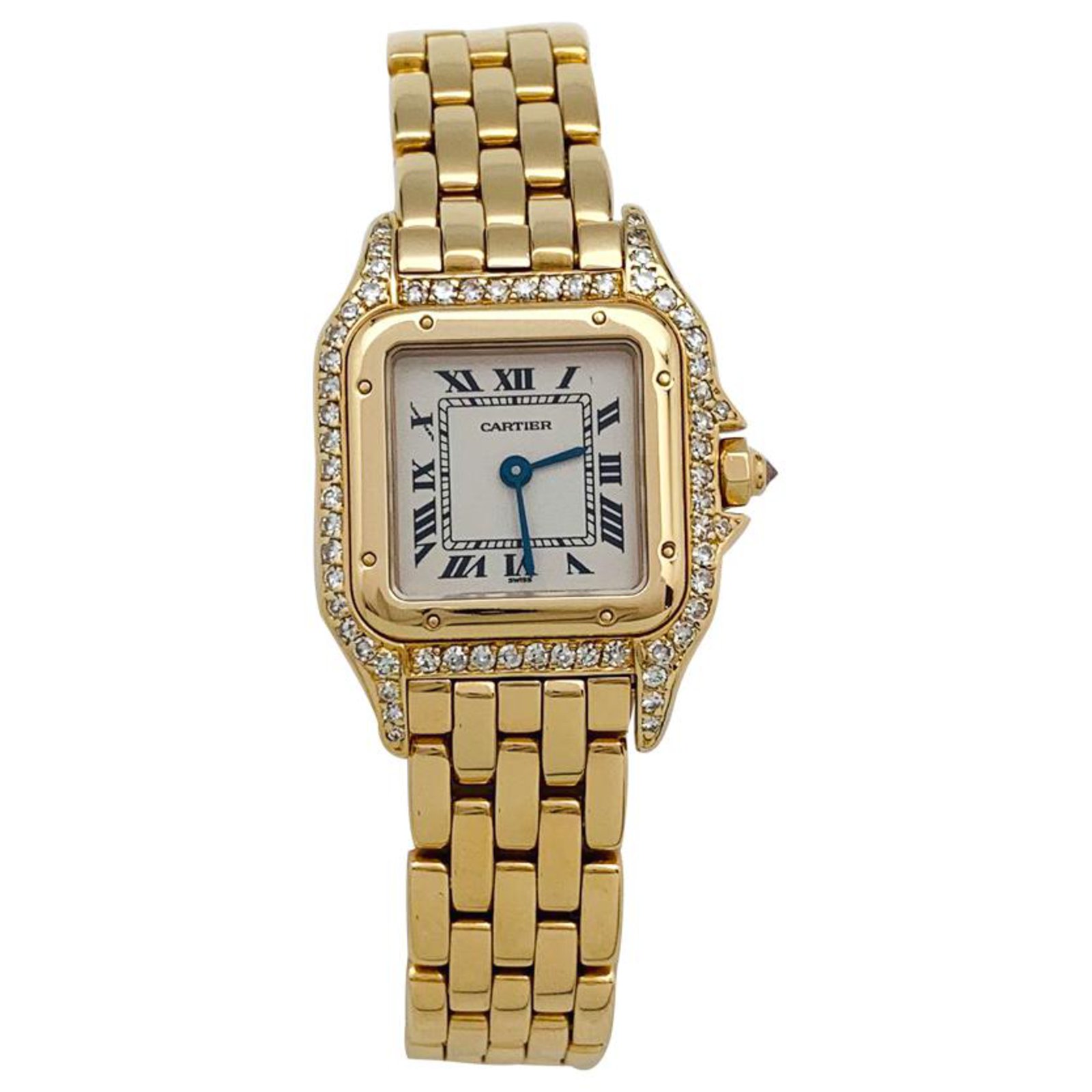 cartier panthere watch yellow gold