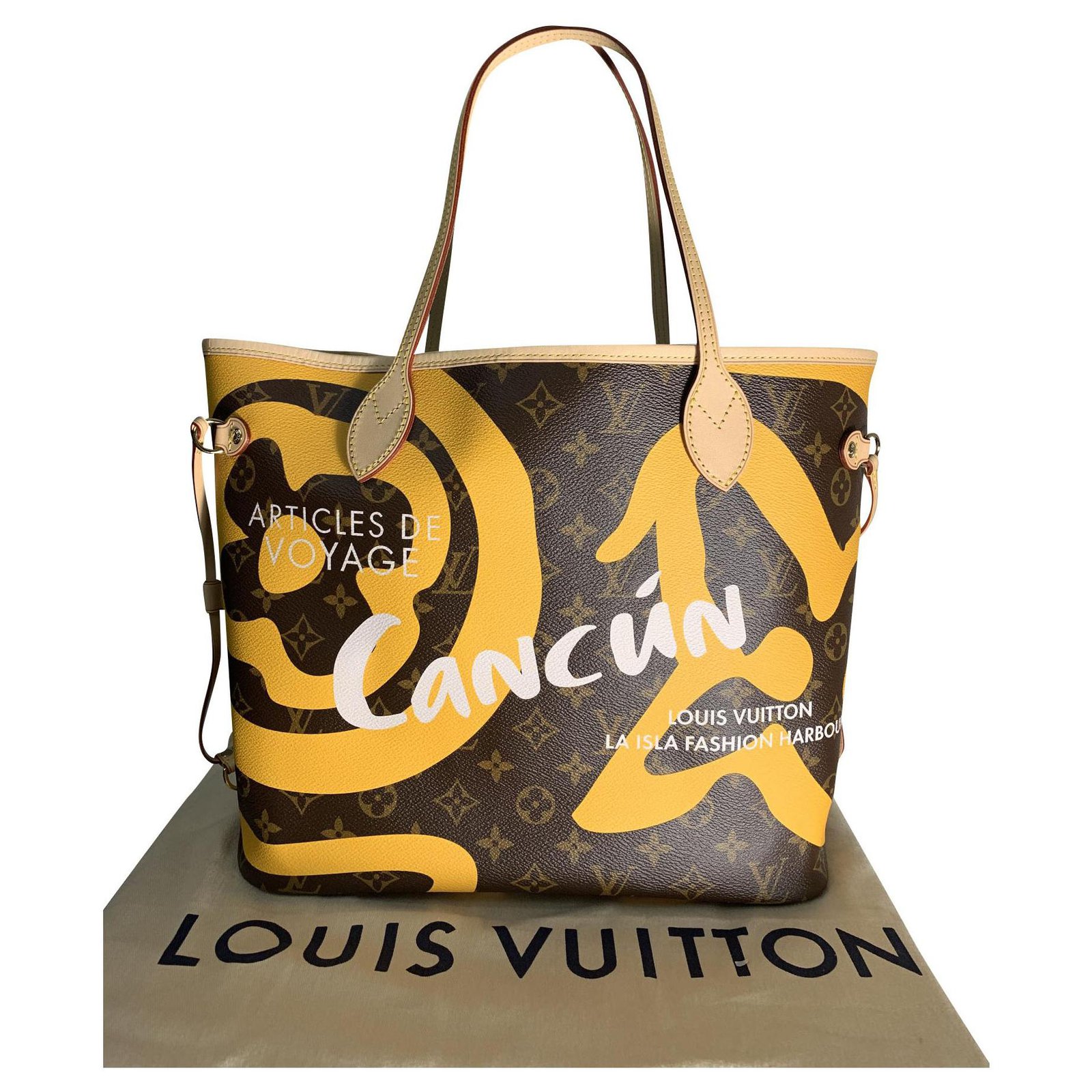 NEW LOUIS VUITTON NEVERFULL MM CANCUN LIMITED EDITION Multiple colors  Leather ref.154562 - Joli Closet