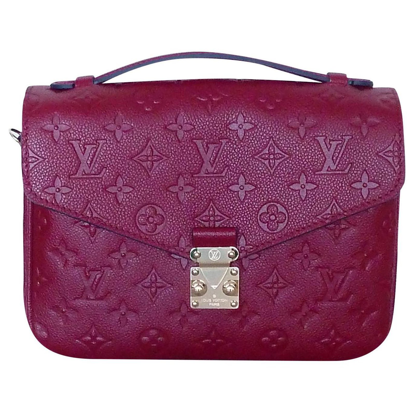 Metis Louis Vuitton bag Métis Leather Clutch Leather Monogram Red  ref.154955 - Joli Closet