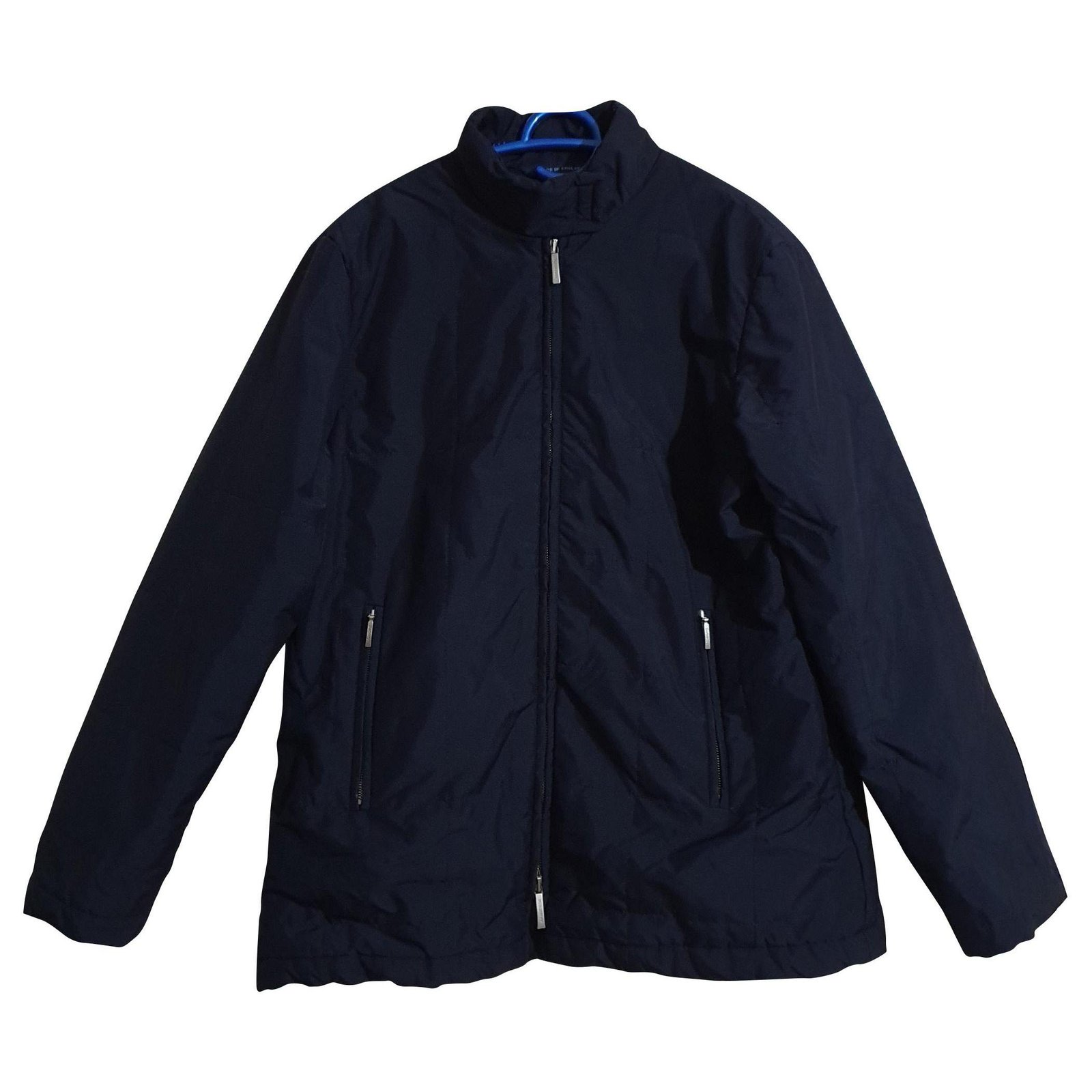 Burberry Jackets Blue Polyester Wool Polyamide ref.155587 - Joli Closet