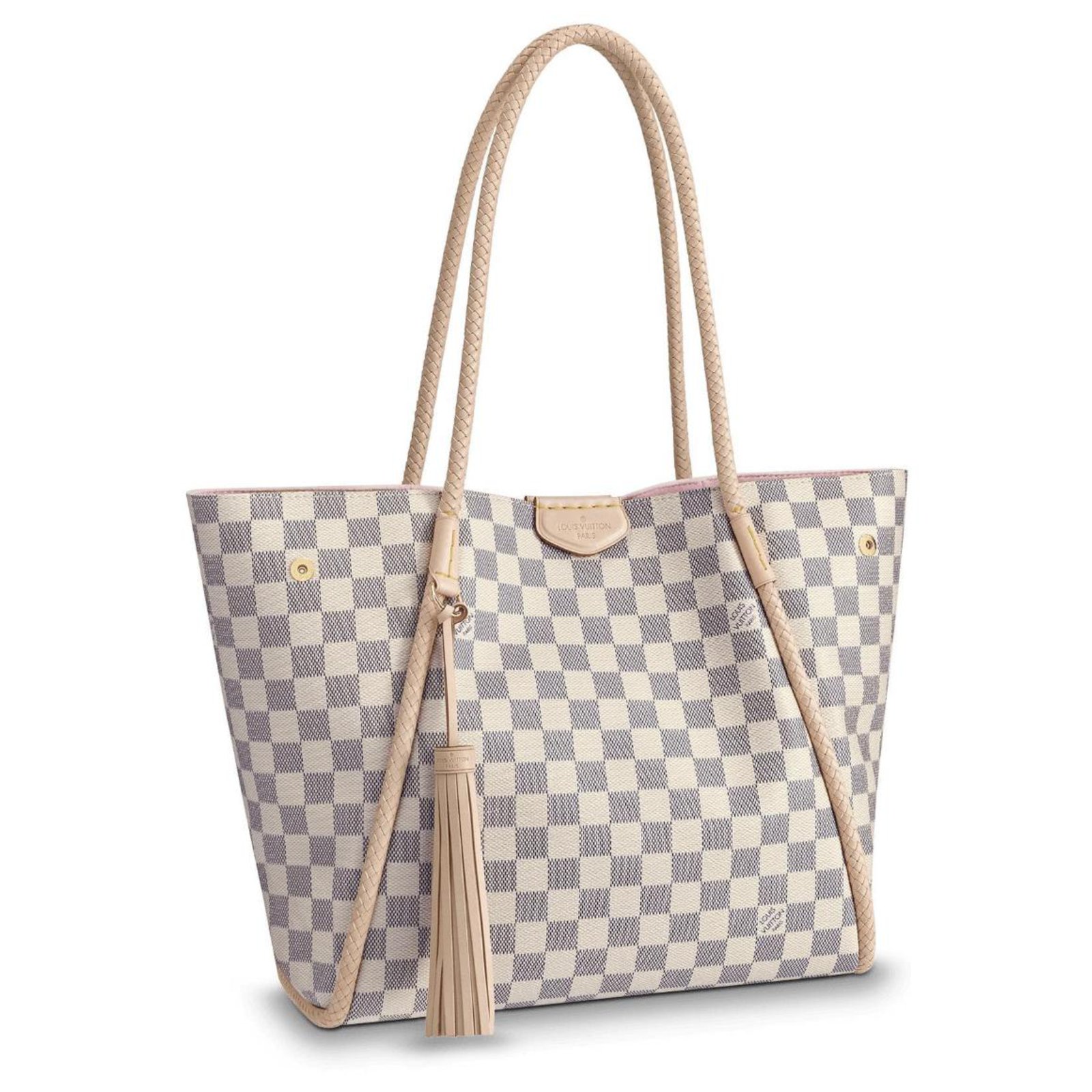 Louis Vuitton Lv Propriano Handbag New Handbags Leather Beige Ref Joli Closet