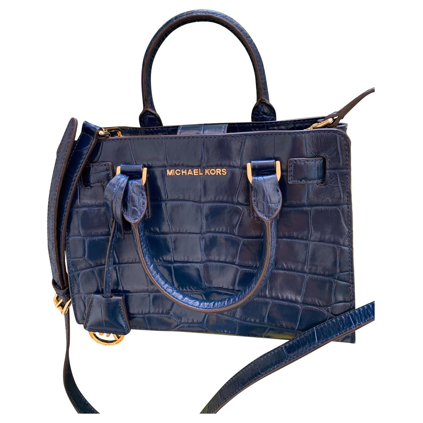 Michael Kors Handbags Blue Leather ref.156006 - Joli Closet