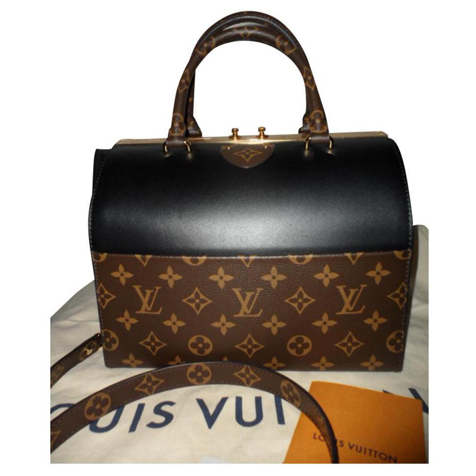 Louis Vuitton Speedy doctor Black Leather ref.156045 - Joli Closet