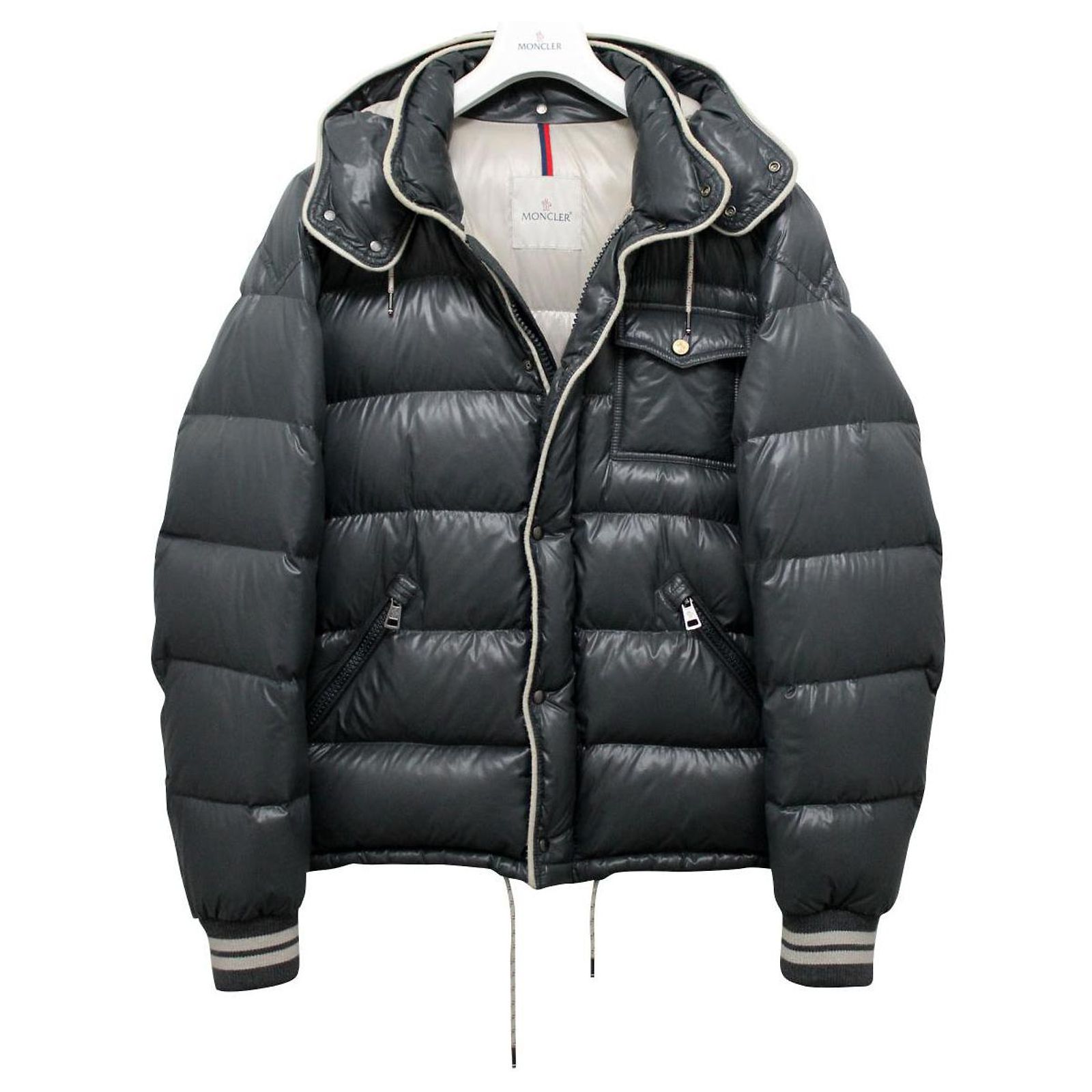 Moncler BORROME Dark grey Polyamide ref.JC156201 (Sold) - Joli Closet