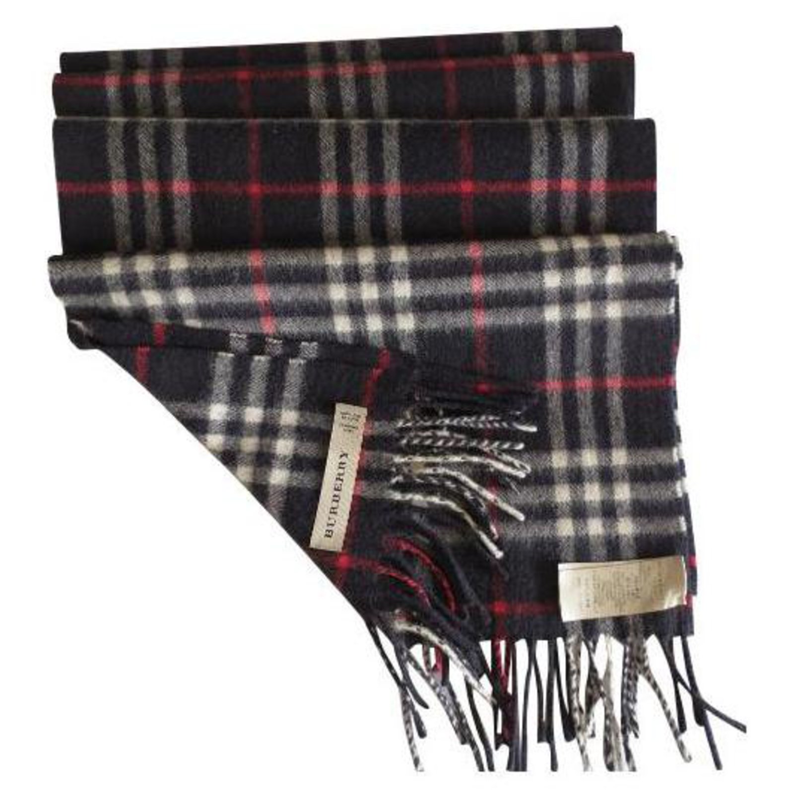 blue burberry scarf