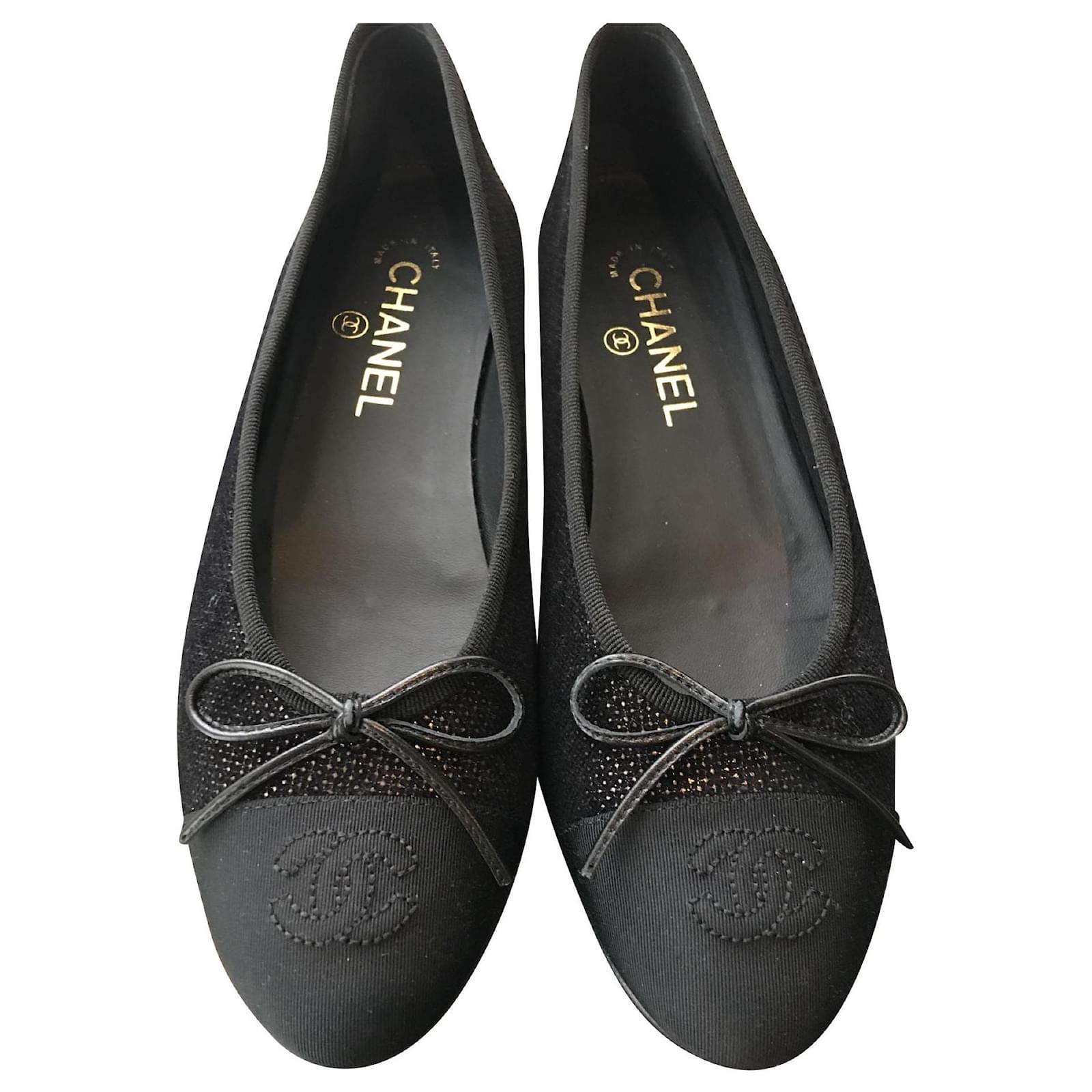 ballerines cuir noir
