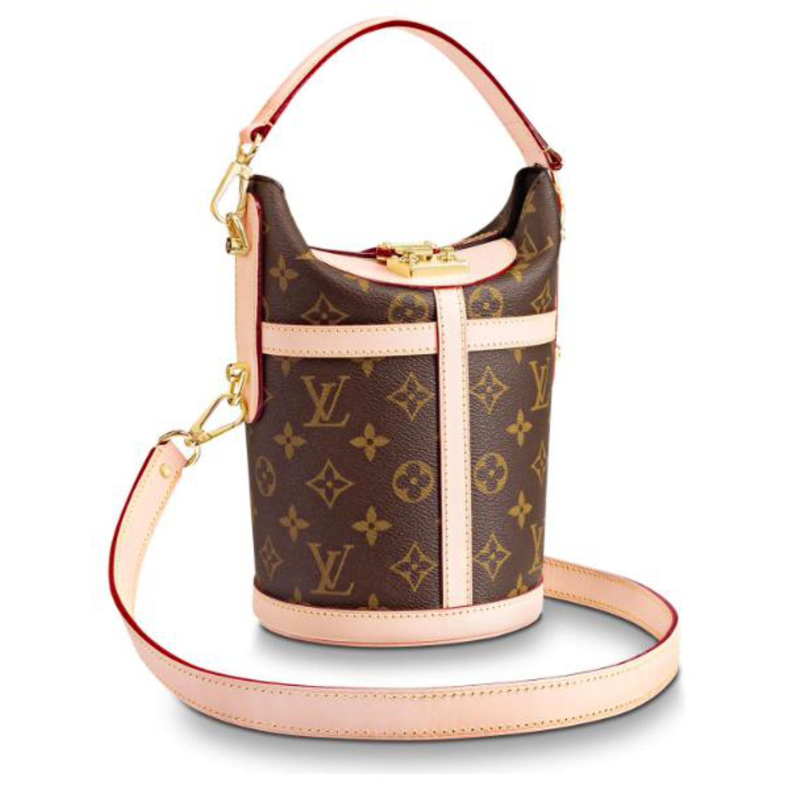 Louis Vuitton bucket handbag new Brown Leather ref.157024 - Joli Closet