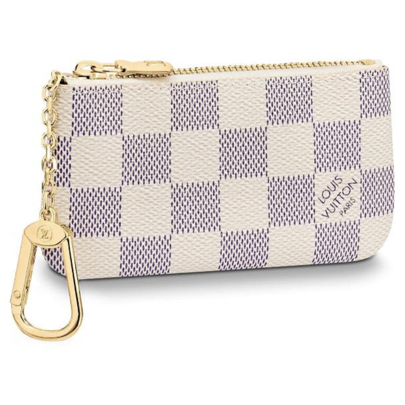 Louis Vuitton Beige Monogram Leather LV Fortune Cookie Bag Charm Key Holder  - Yoogi's Closet