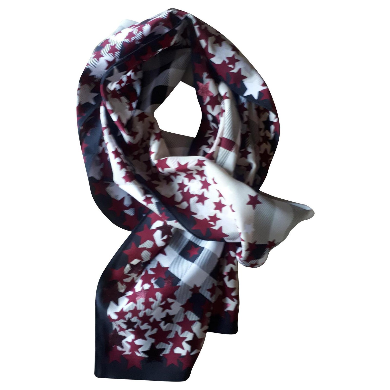 burberry scarf silk
