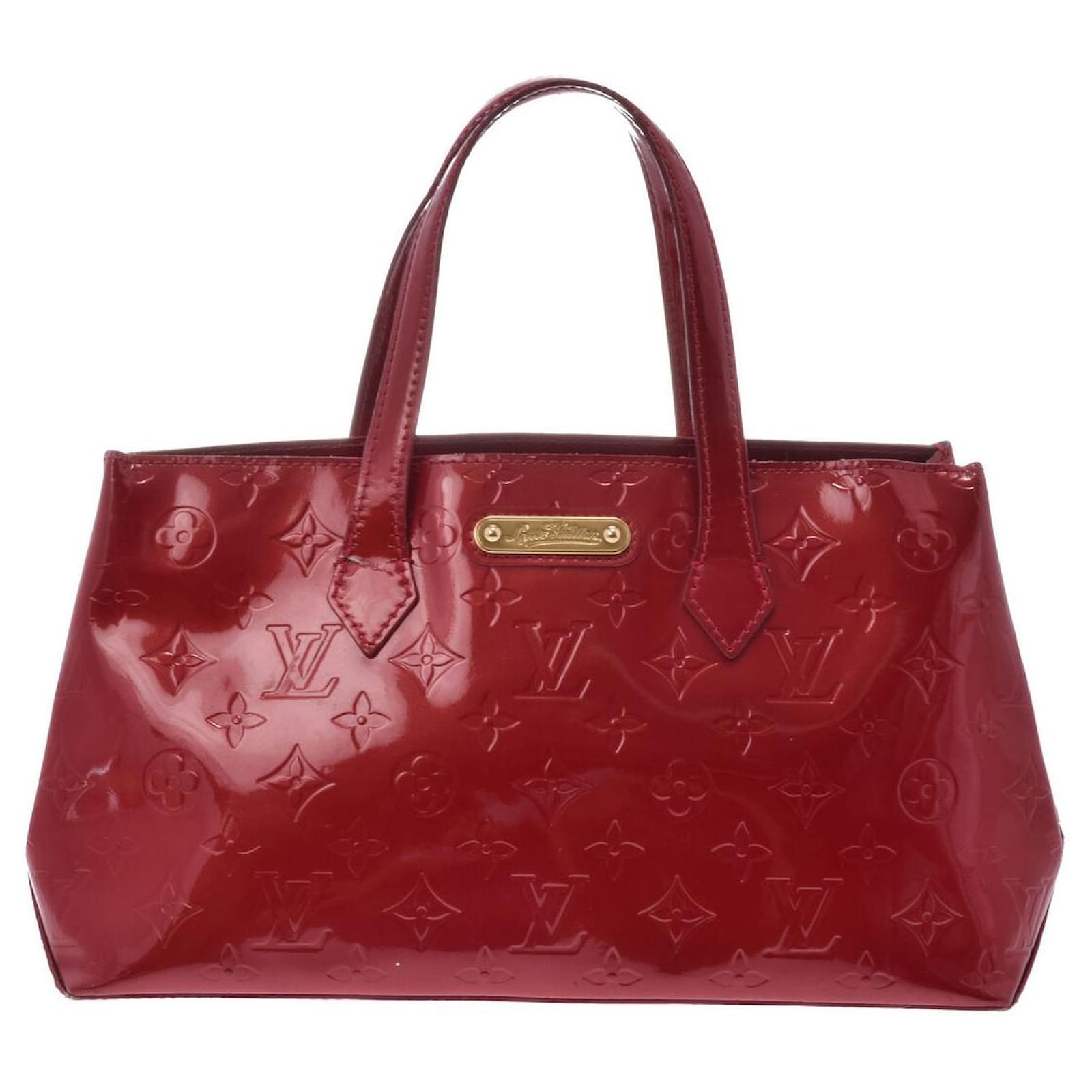 Bolso Louis Vuitton Vintage Roja Charol ref.157782 - Joli Closet