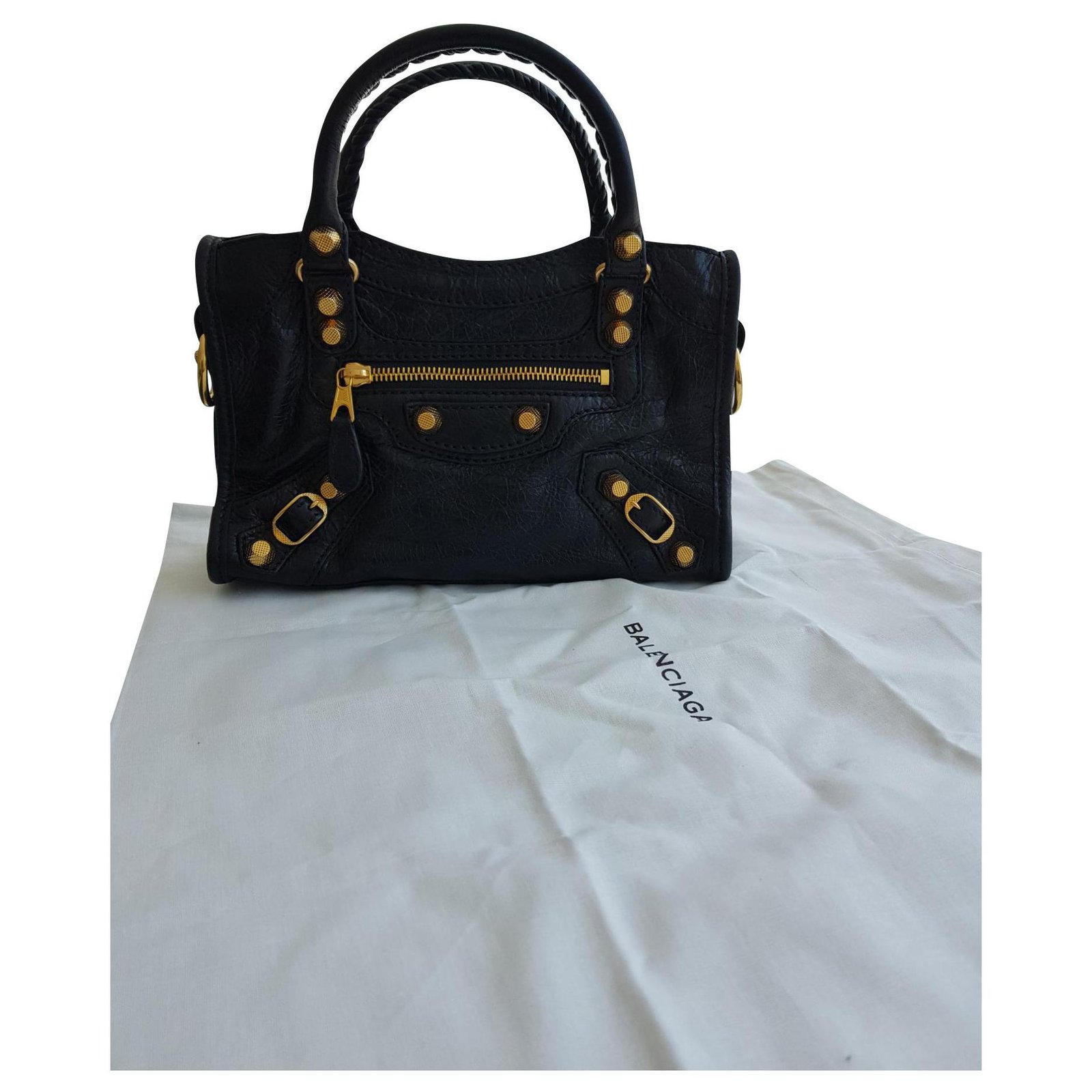 Rent  Balenciaga  Metallic edge mini city leather tote bag in rose des  sables w gold  BAGROMANCECOM
