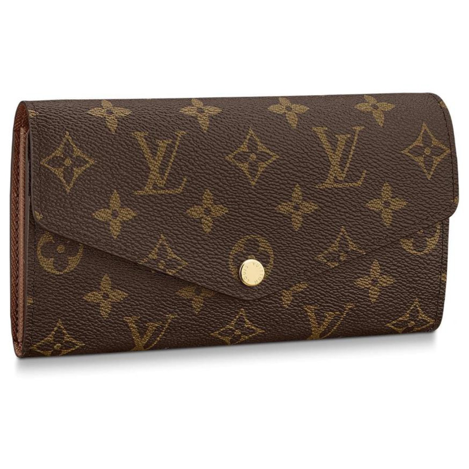 Louis Vuitton Sarah wallet new LV Brown Leather ref.158891 - Joli