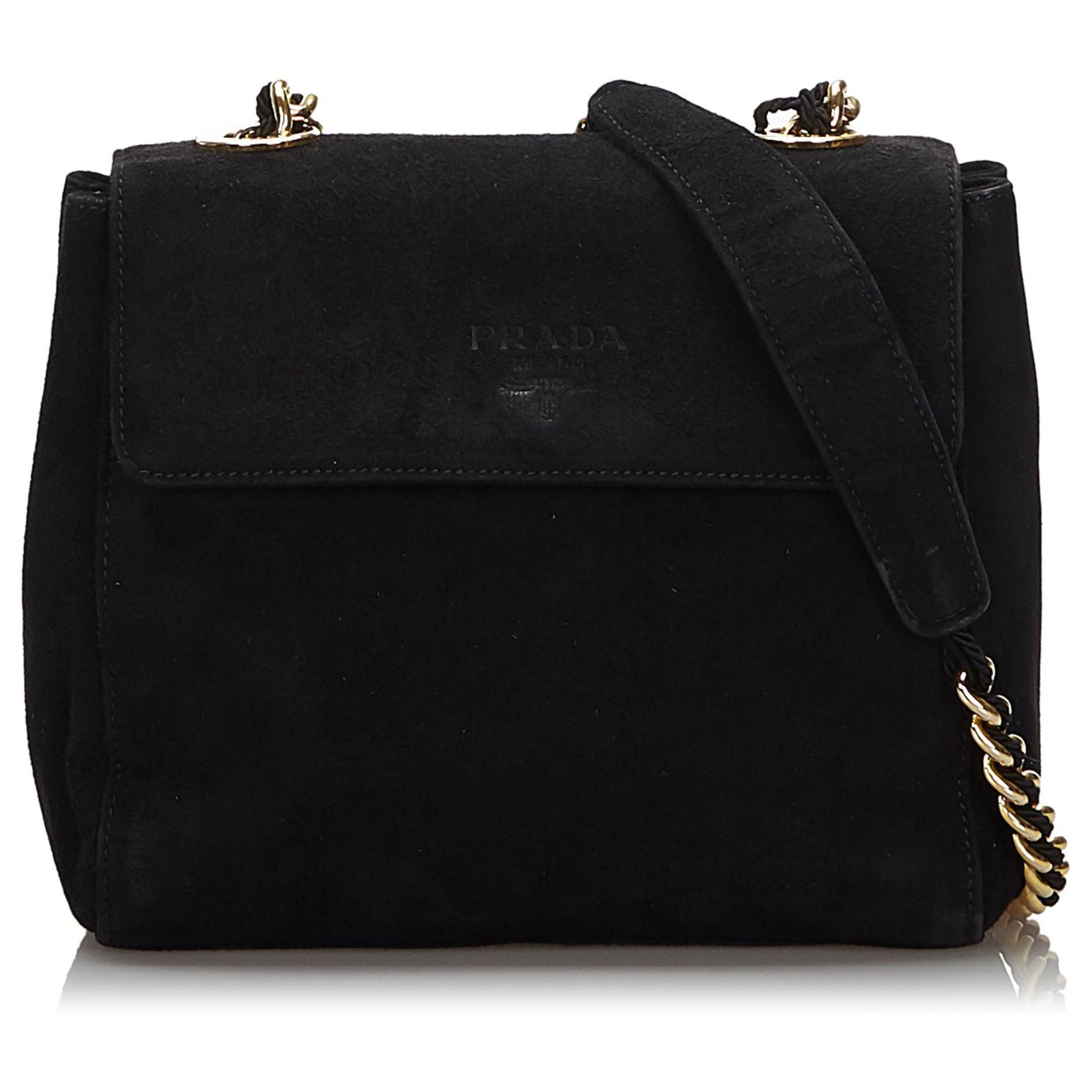 prada suede crossbody bag