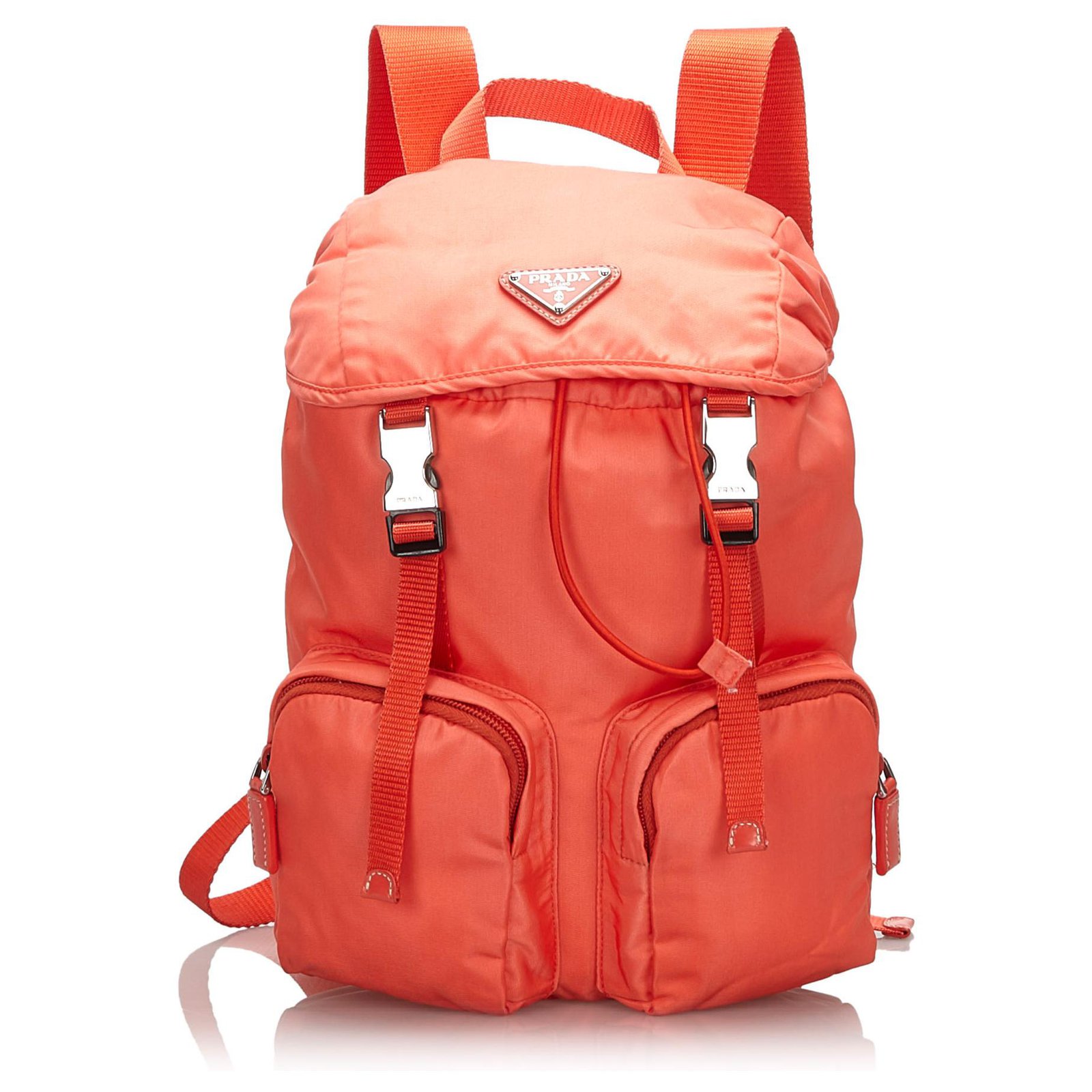 pink prada backpack