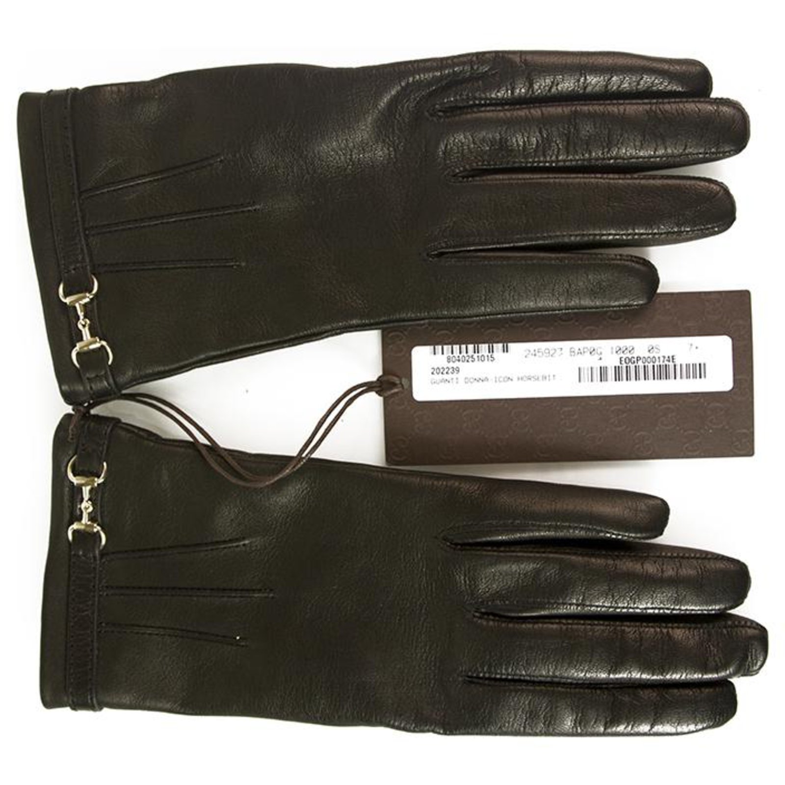 gucci leather gloves