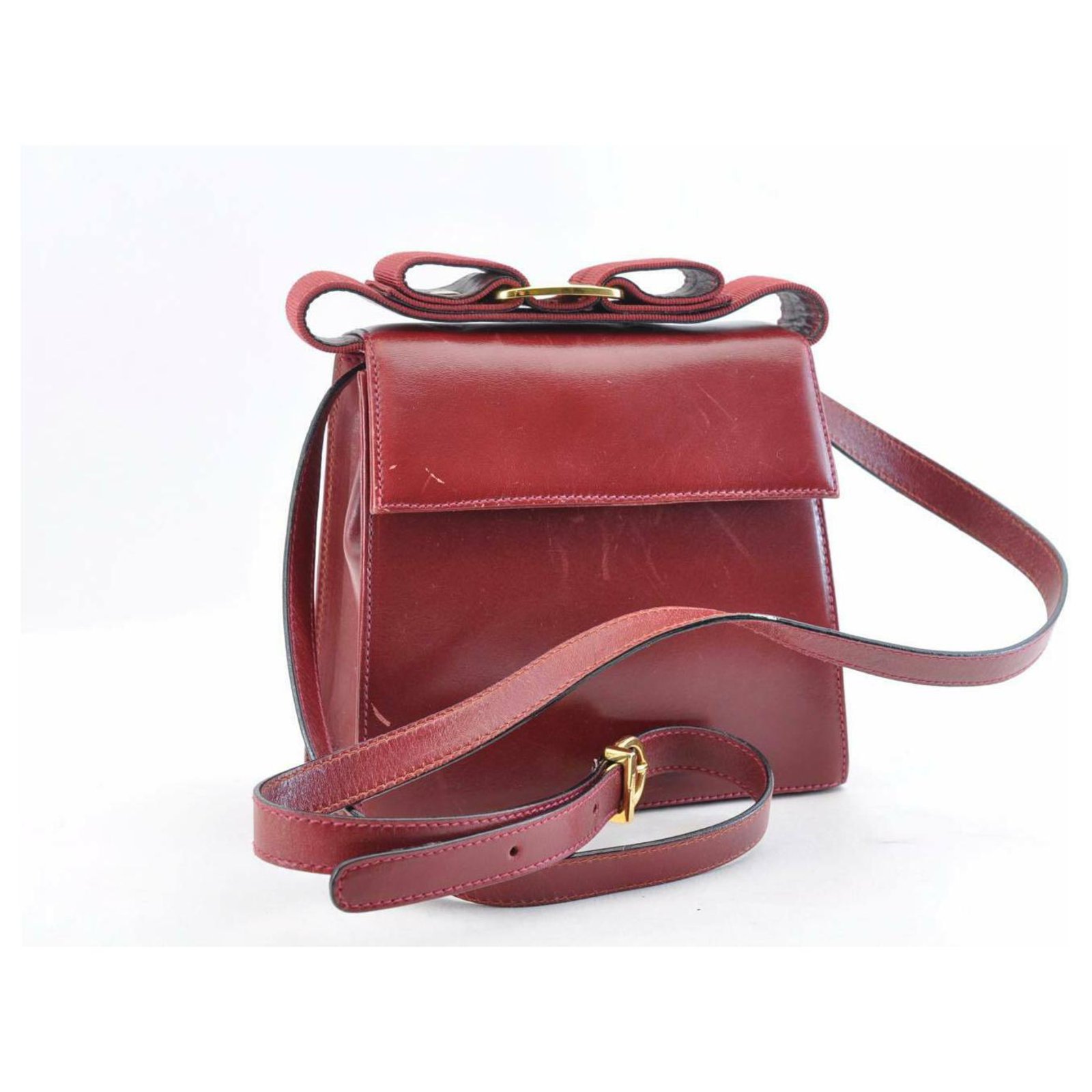 ferragamo red bag