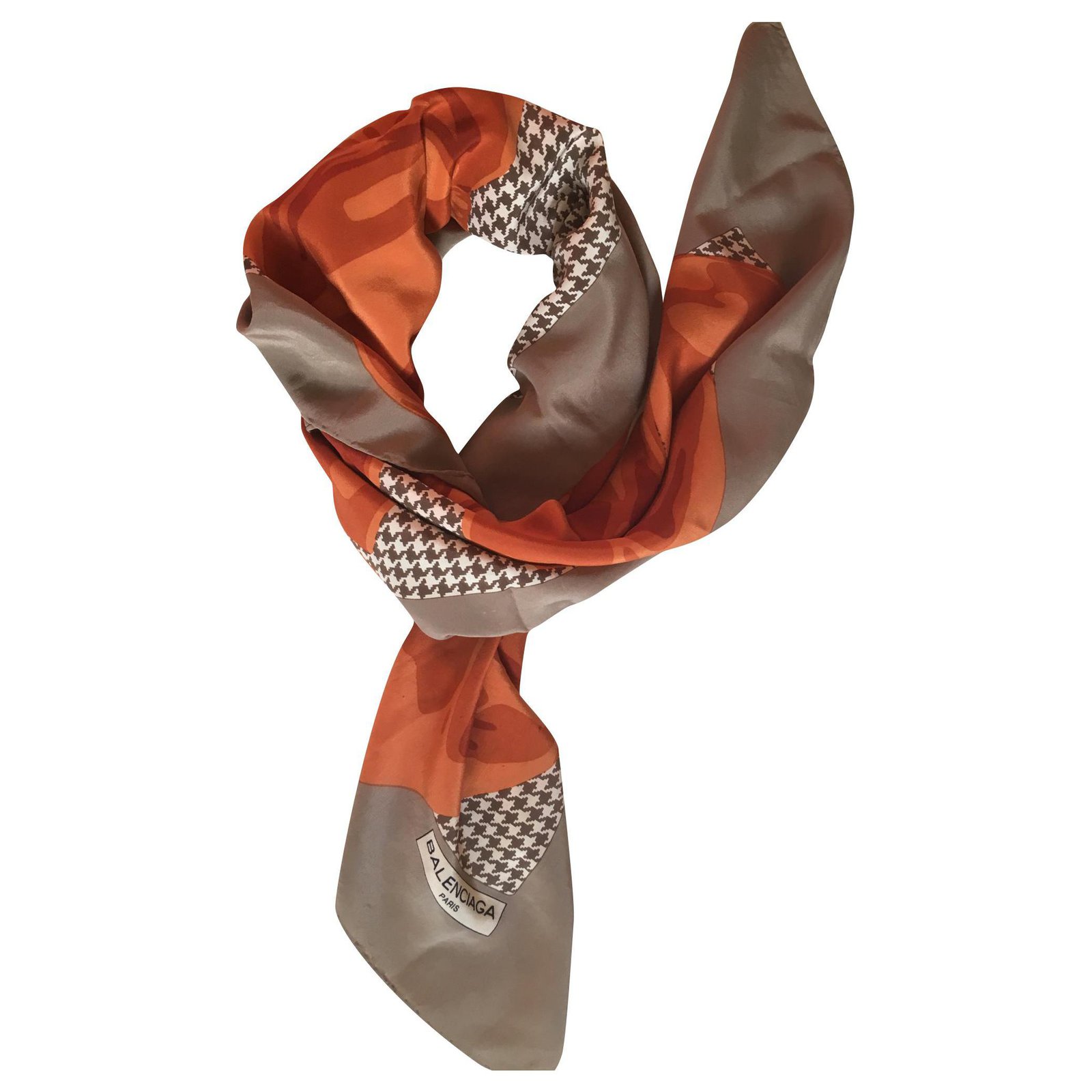 foulard balenciaga soie