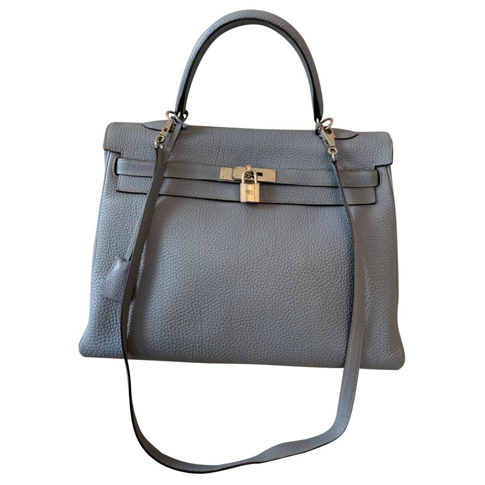 Hermès hermes kelly Blue Leather ref.159928 - Joli Closet