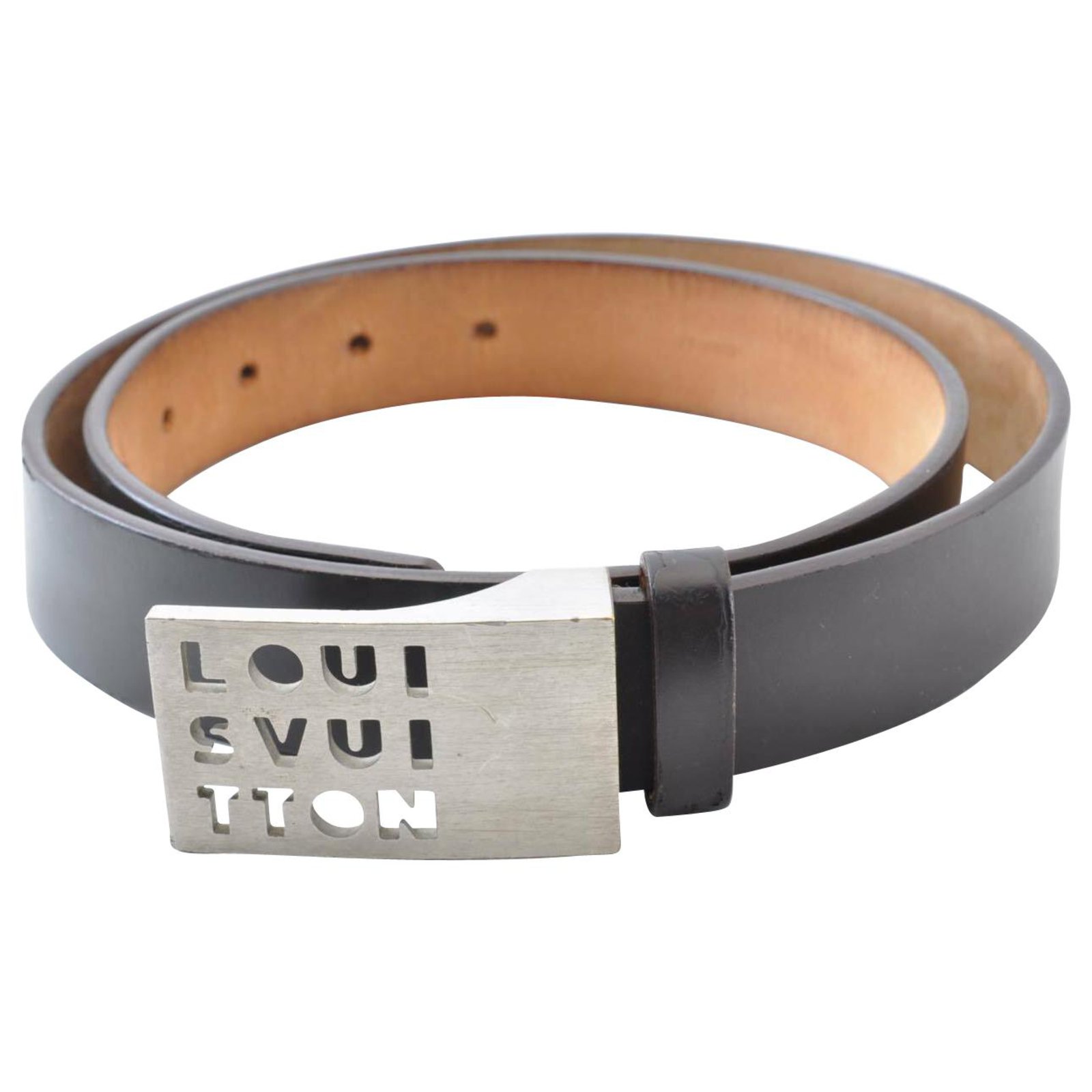 LV Square Belt (Brown)