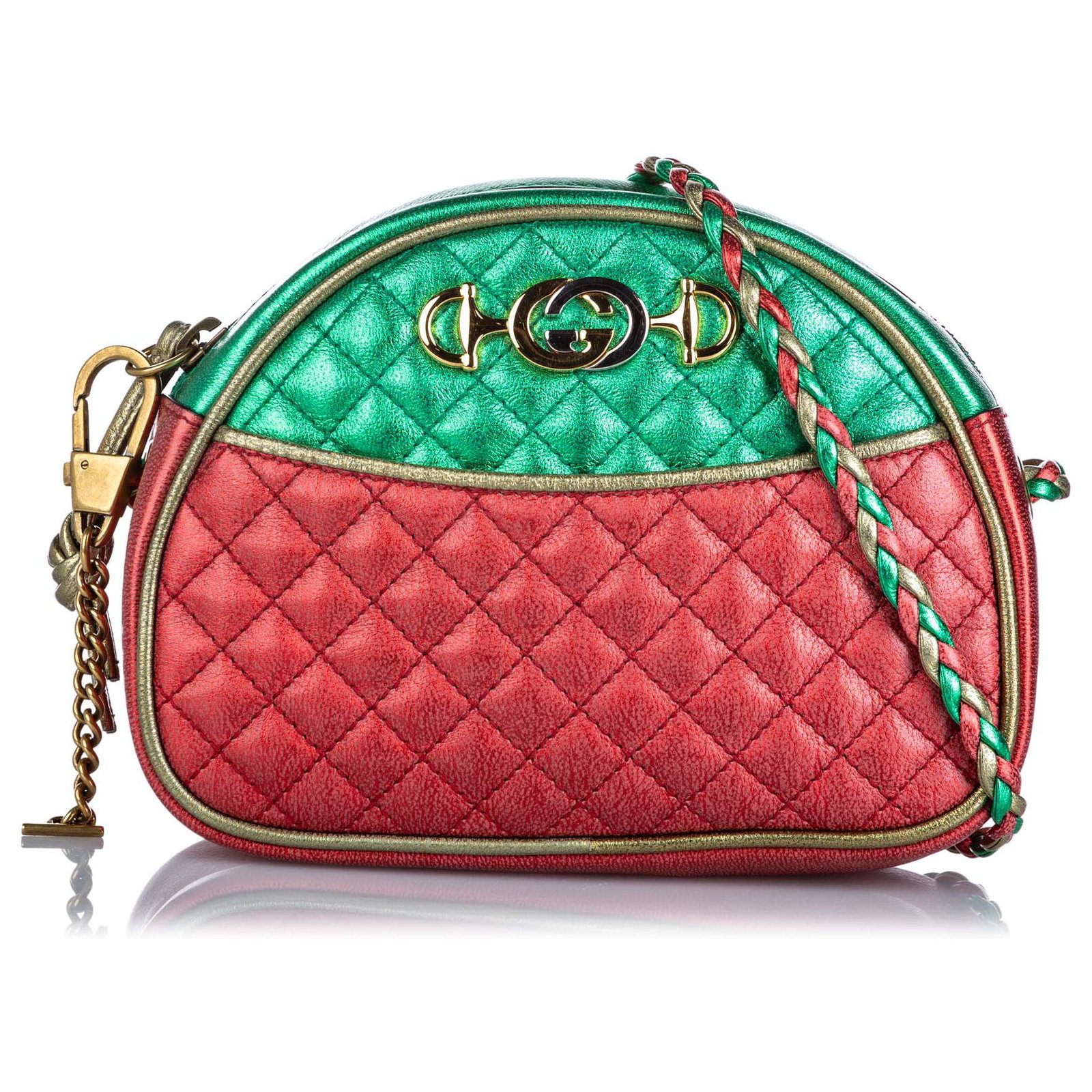 gucci green and red bag