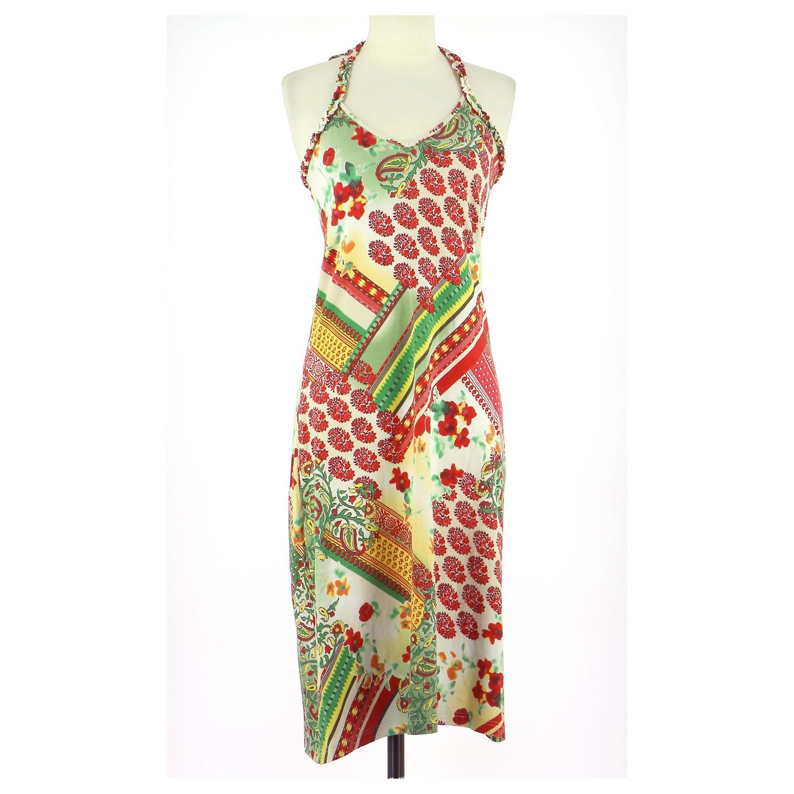 Kenzo Robe Kenzo Robe Coton Multicolore ref.160300 - Joli Closet