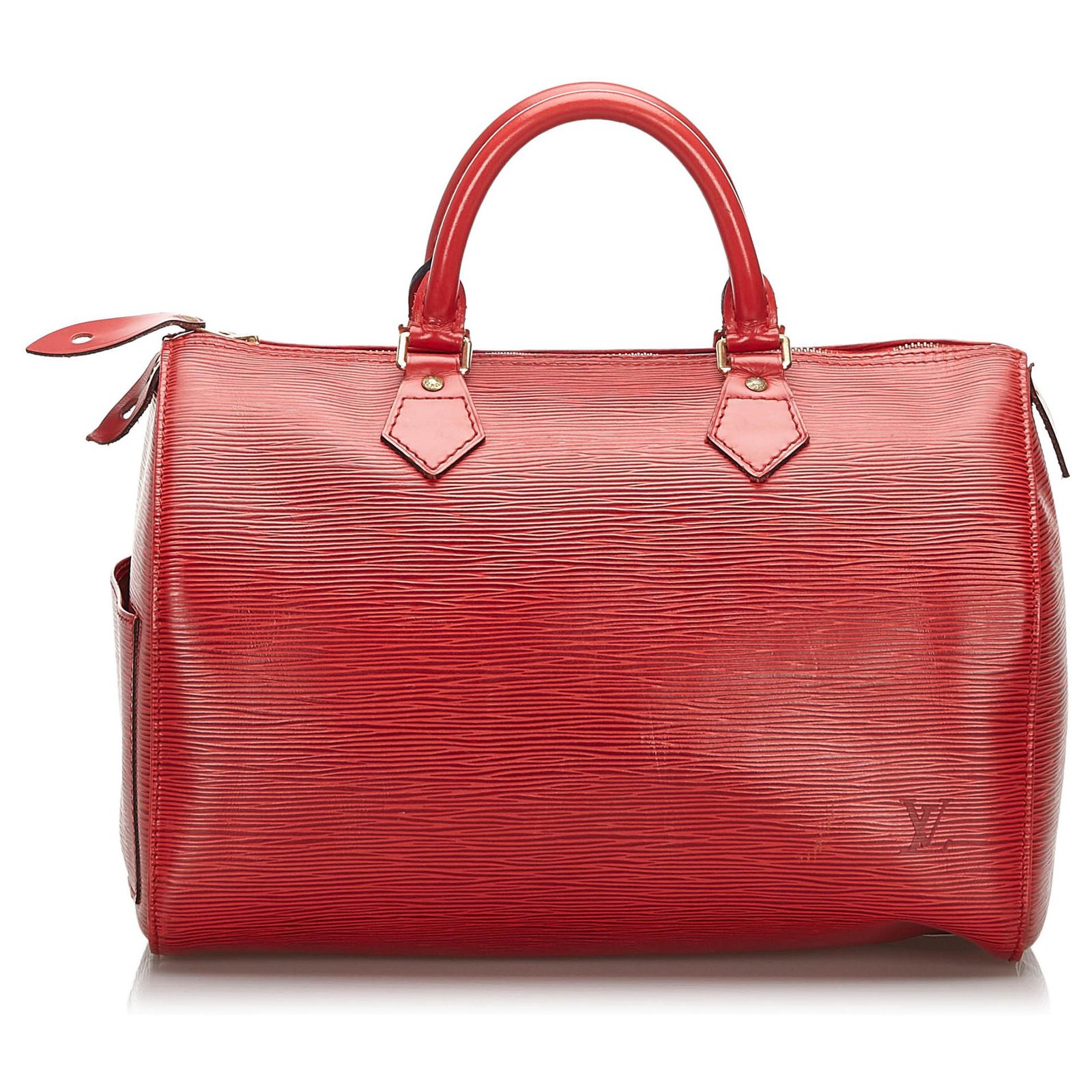 Louis Vuitton, Bags, Red Epi Speedy 35