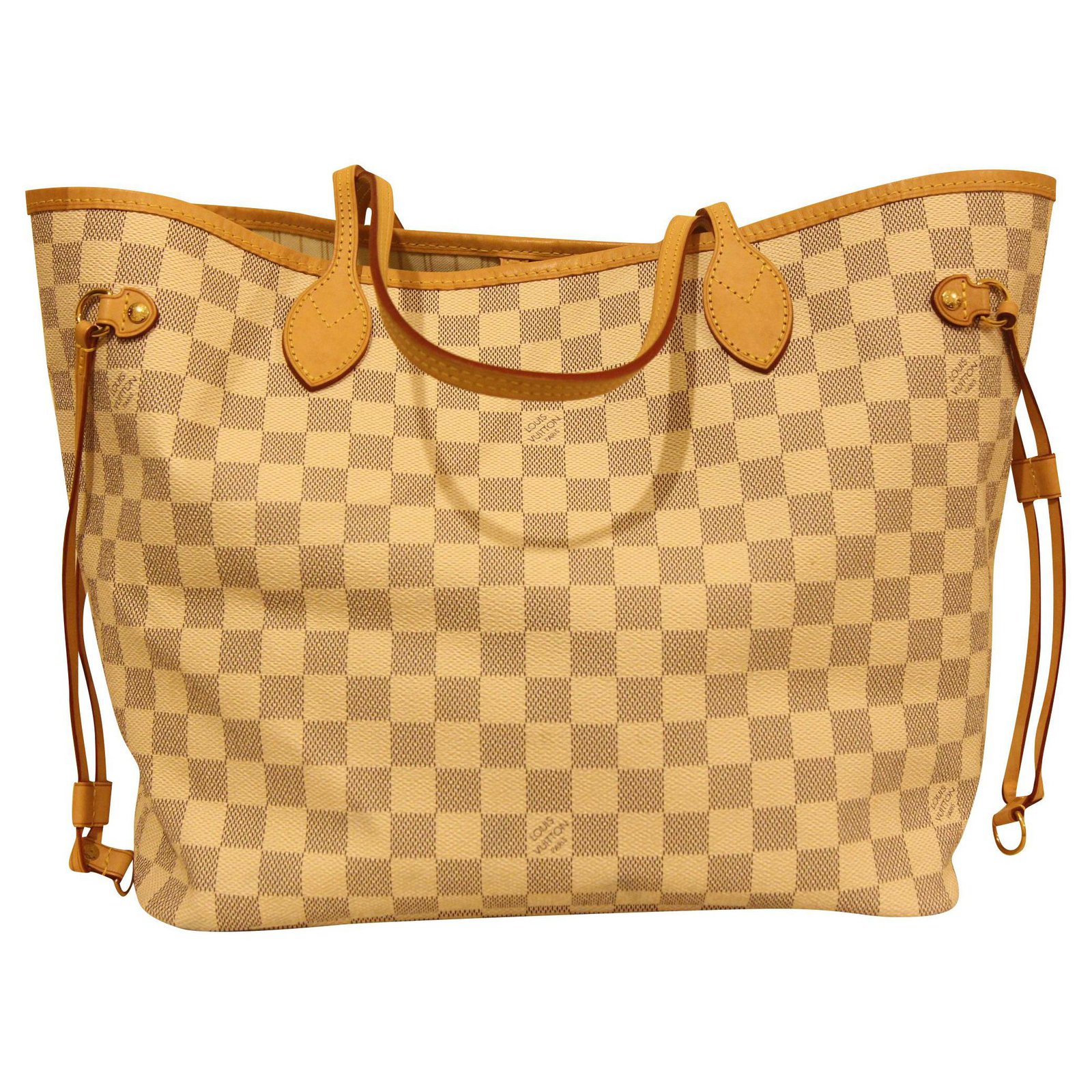 Louis Vuitton Neverfull Pouch in White