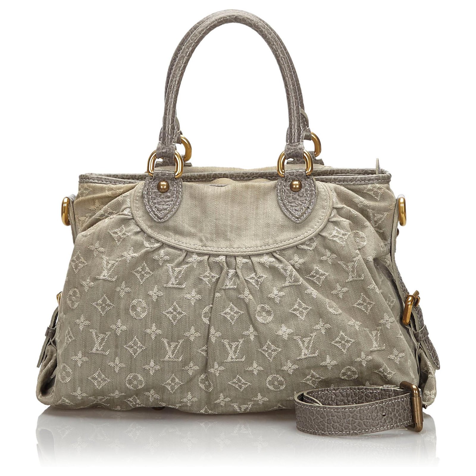 Louis Vuitton Neo Cabby GM Monogram Denim Shoulder Bag on SALE